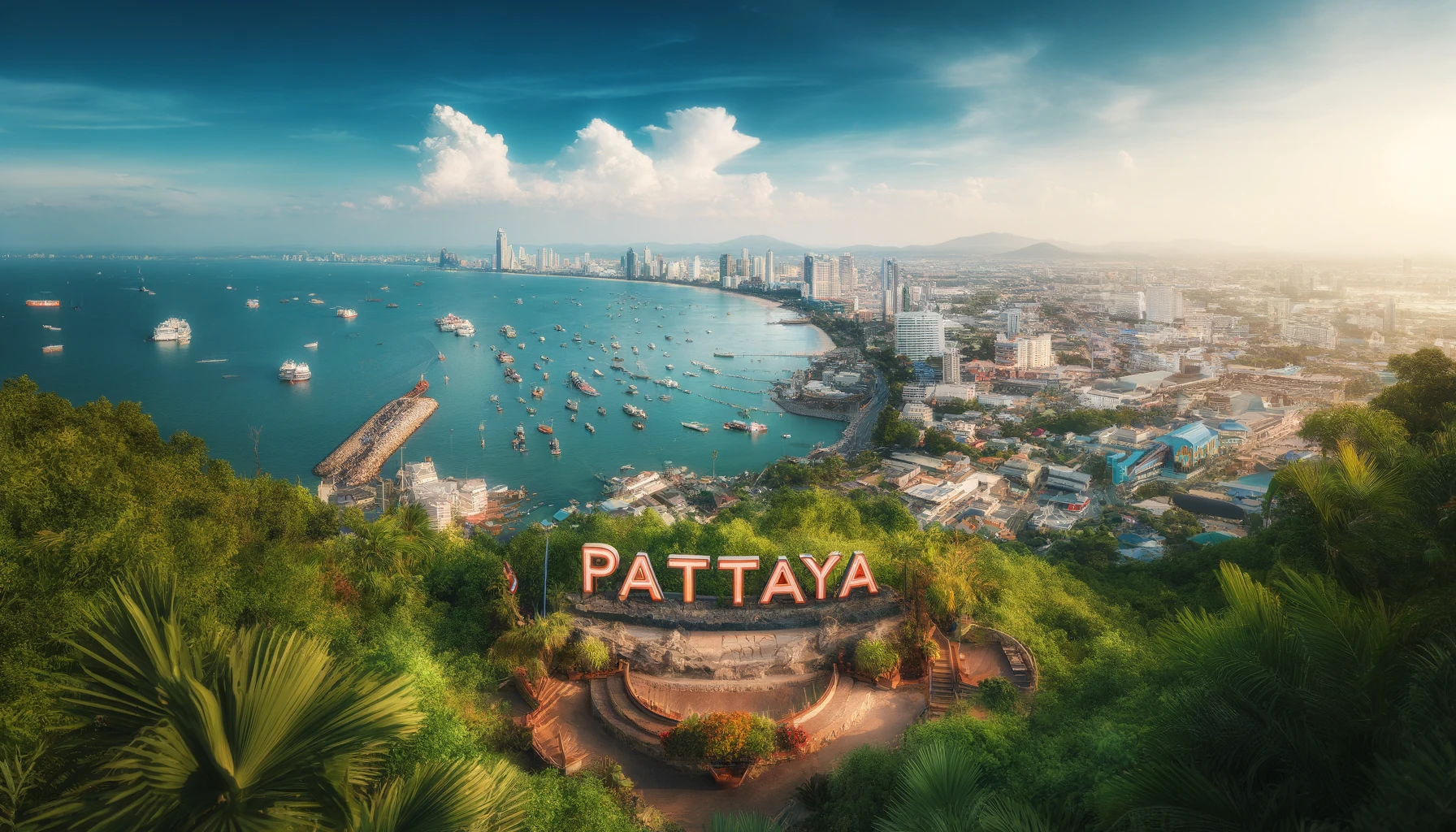 Pattaya City Sign Viewpoint (Pattaya Tepesi) - Pattaya Gezilecek Yerler