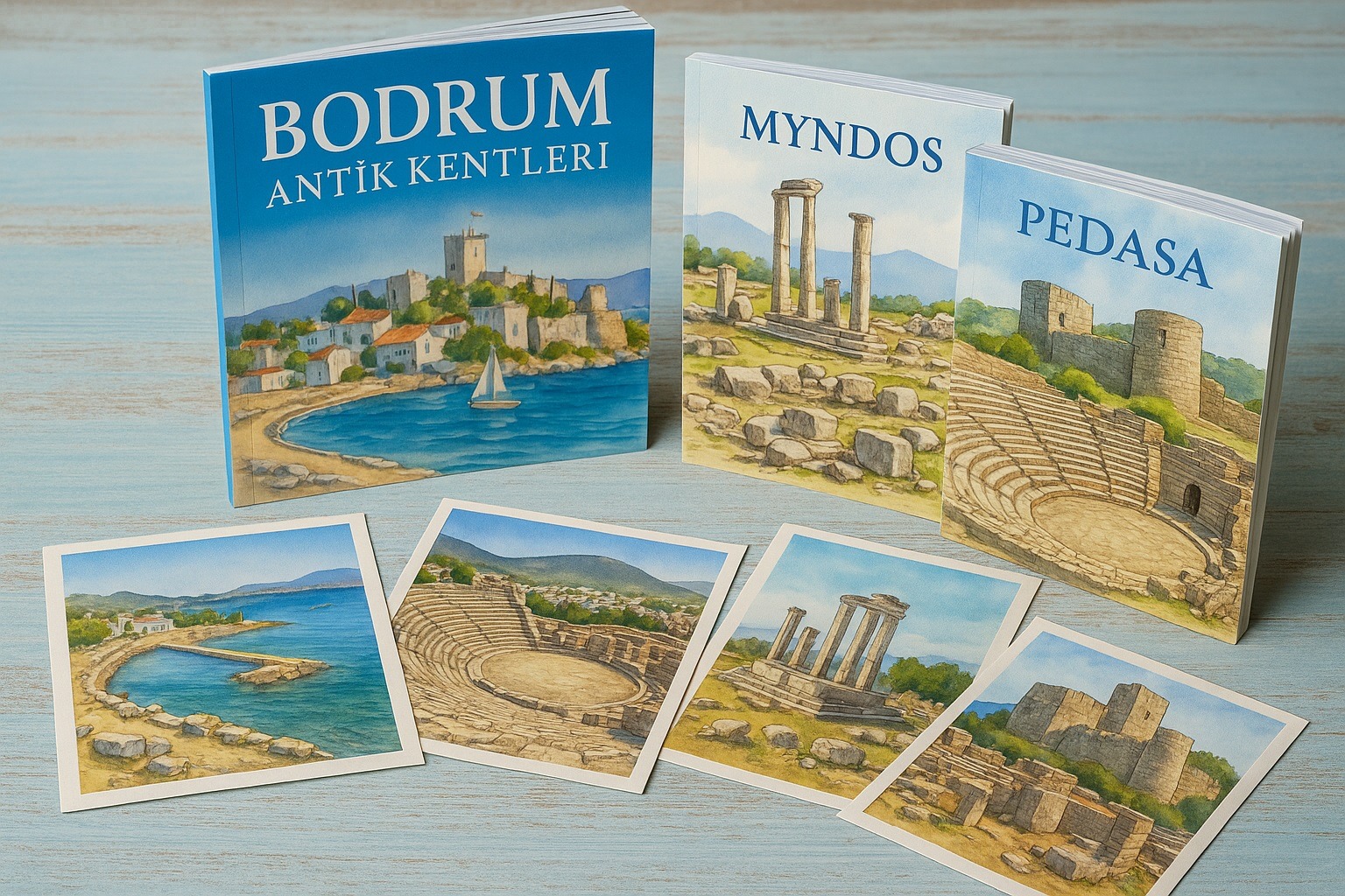 Bodrum’un Antik Kentlerini Konu Alan Hediyelik Kitap