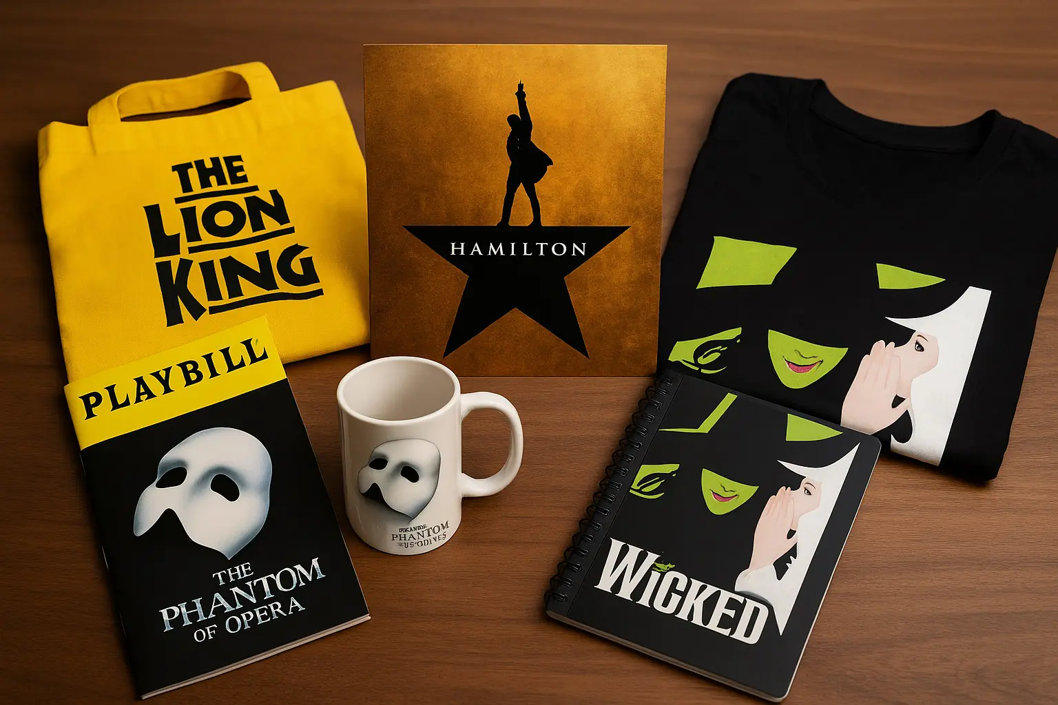 Broadway müzikalleriyle ilgili hatıra eşyaları