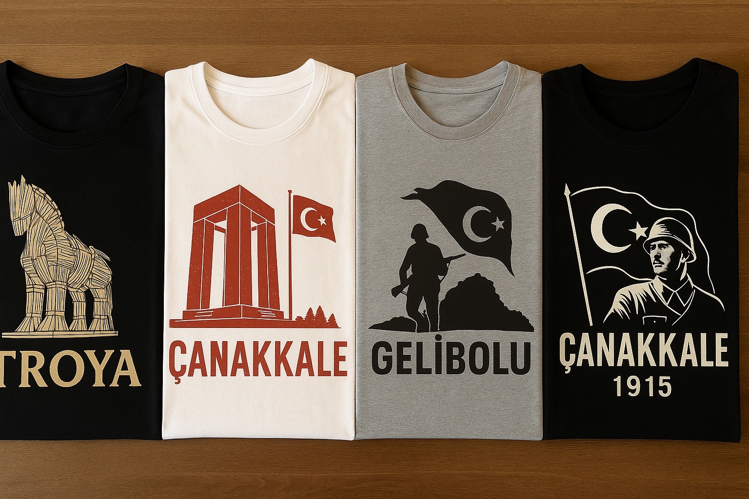 Çanakkale temalı tişörtler