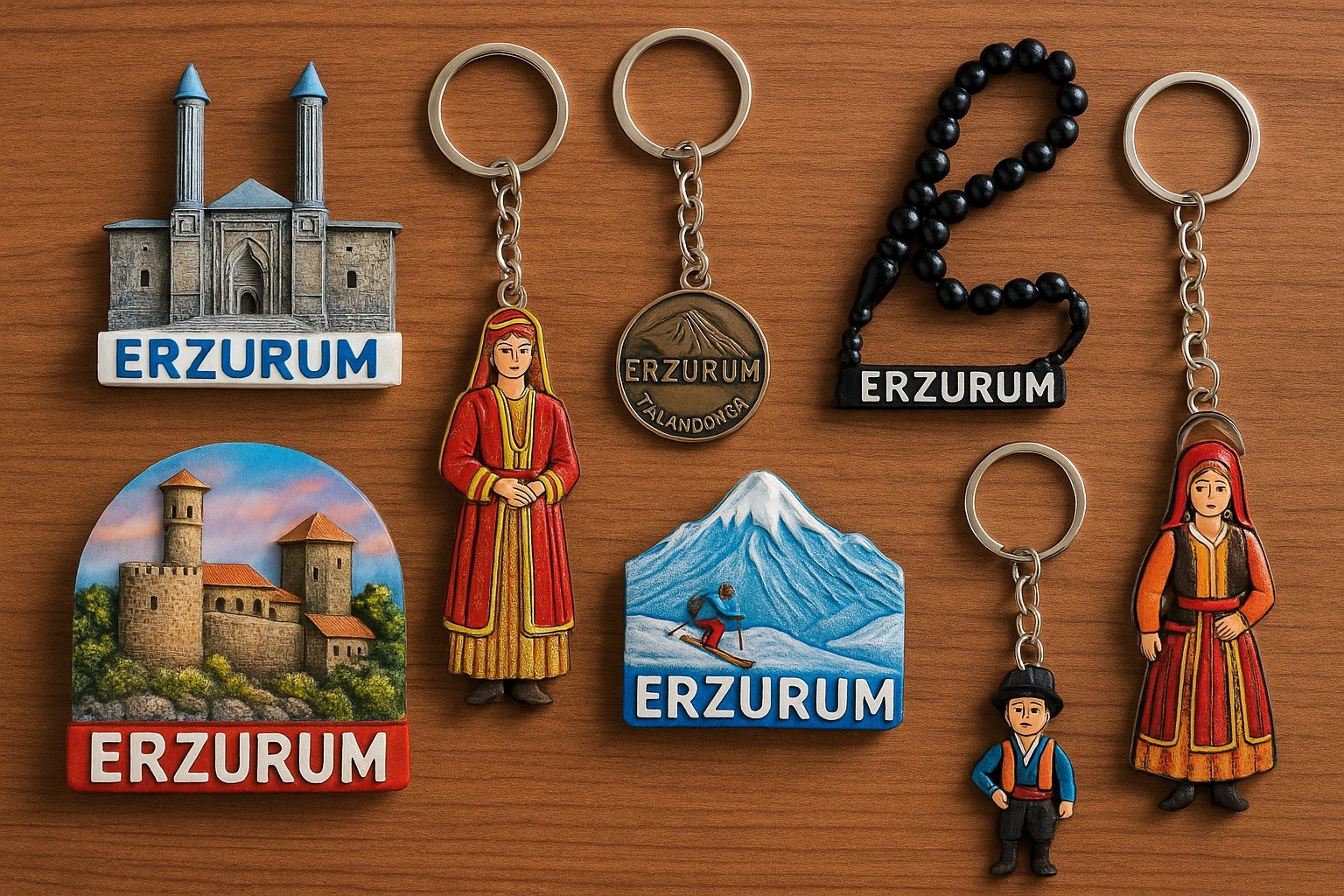 Erzurum Temalı Magnetler 