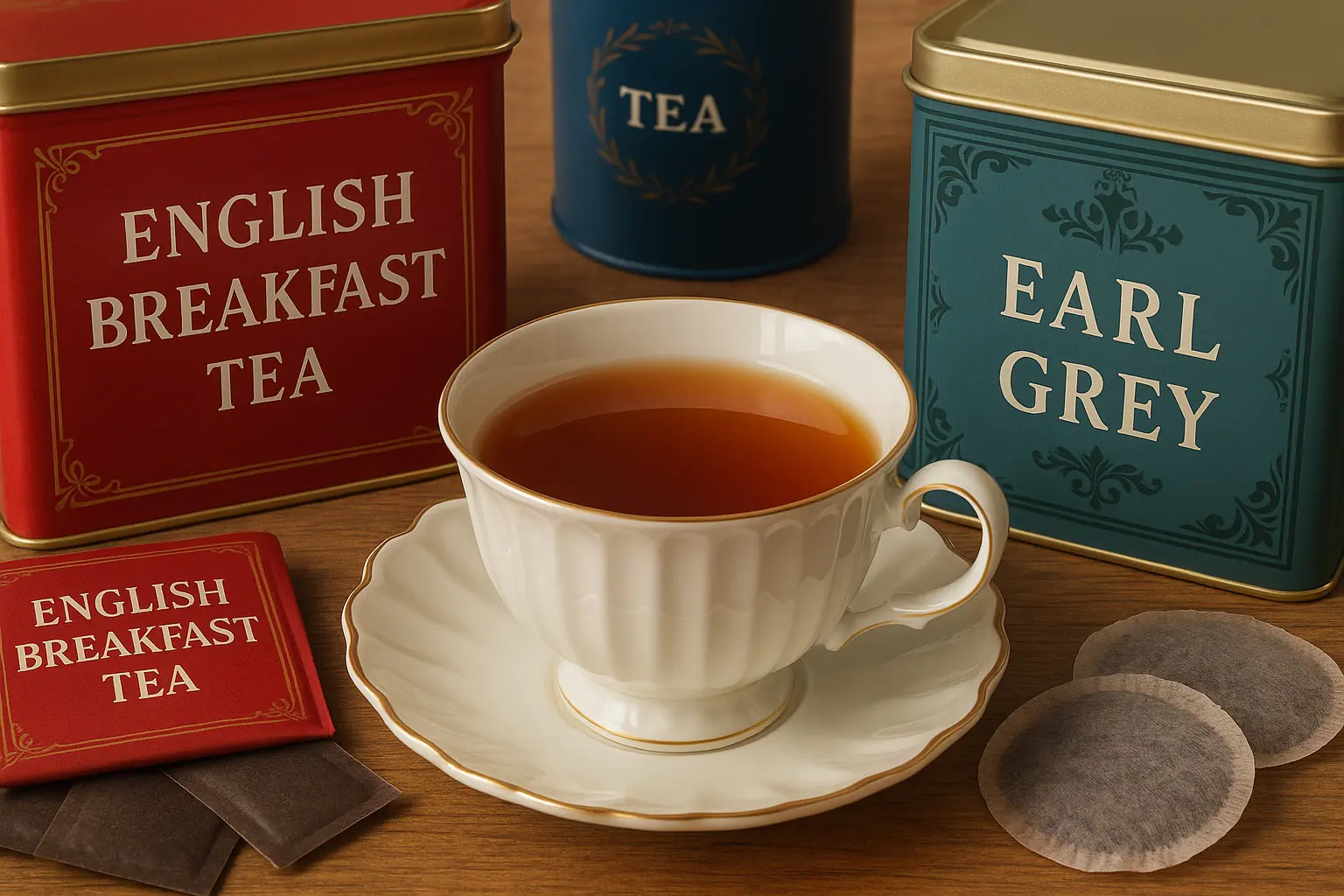 İngiliz Çayı (English Breakfast Tea, Earl Grey vb.)