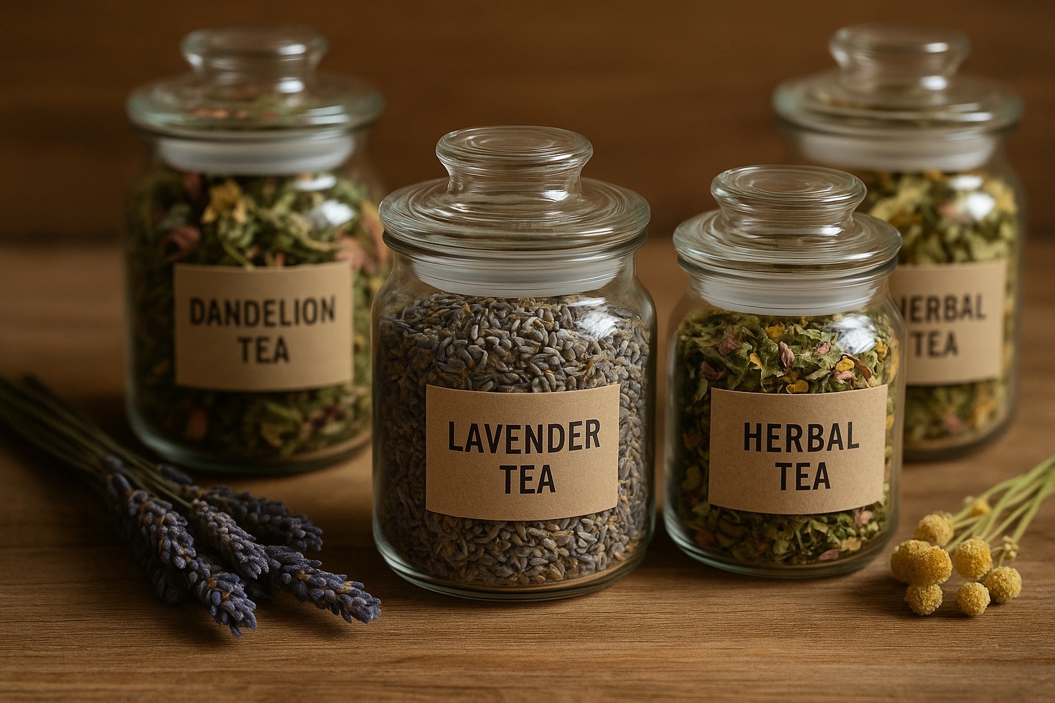 Karahindiba, Lavanta Gibi Aromatik Bitki Çayları