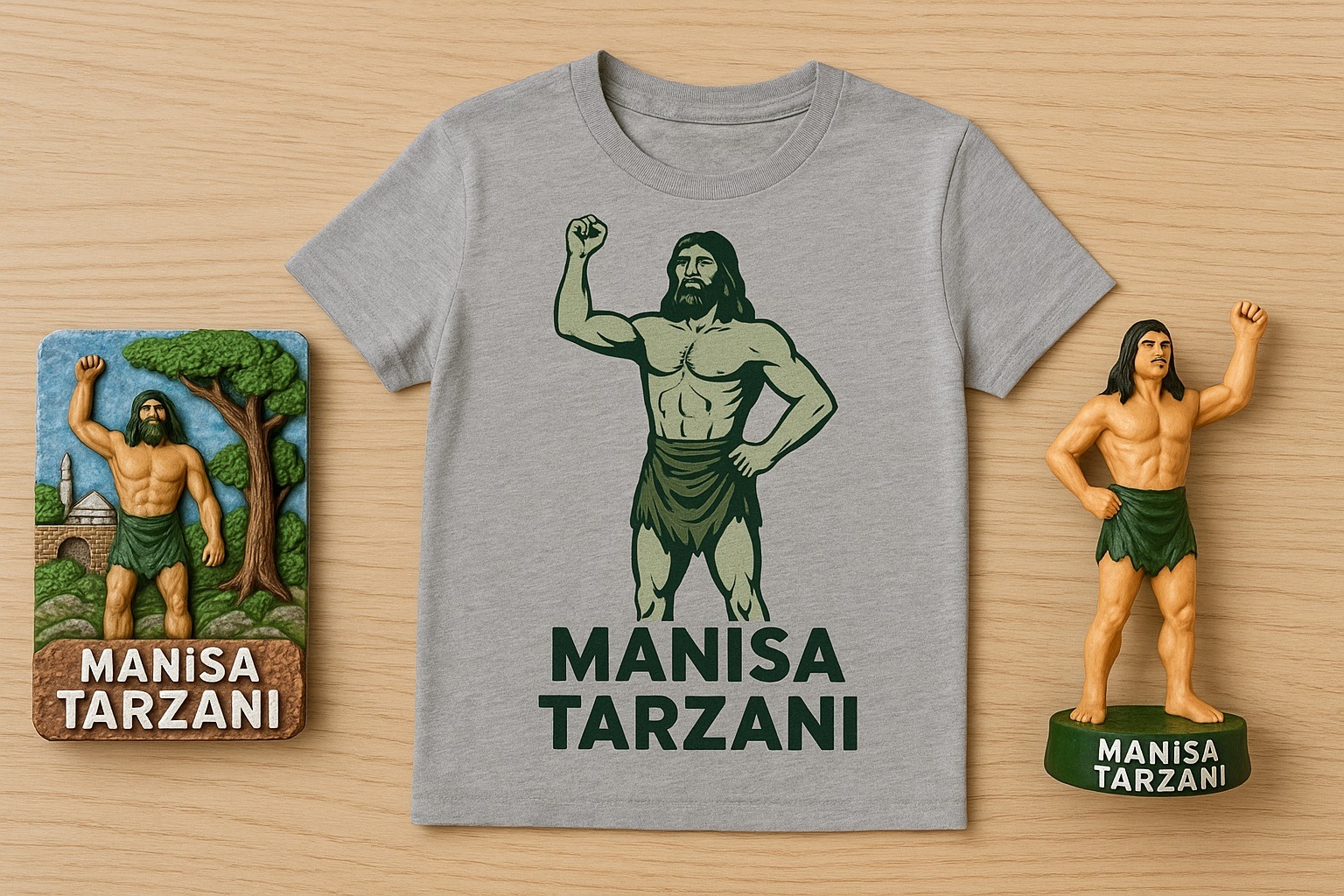 Manisa Tarzanı temalı ürünler
