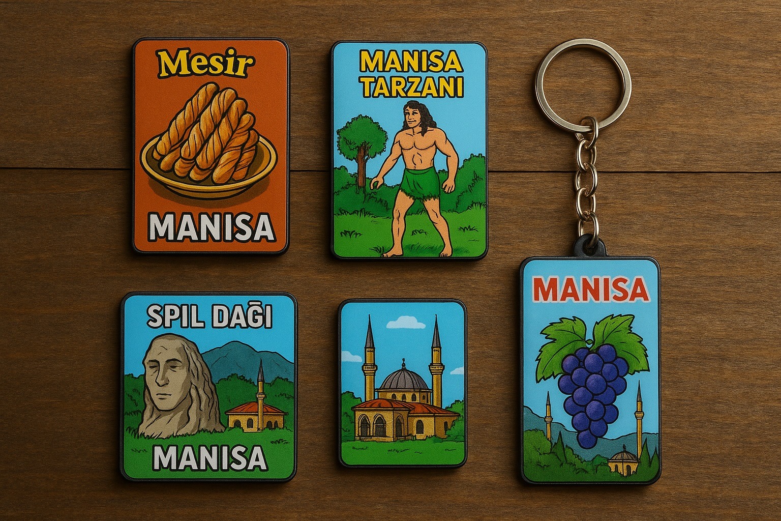 Manisa’ya özgü hediyelik magnetler