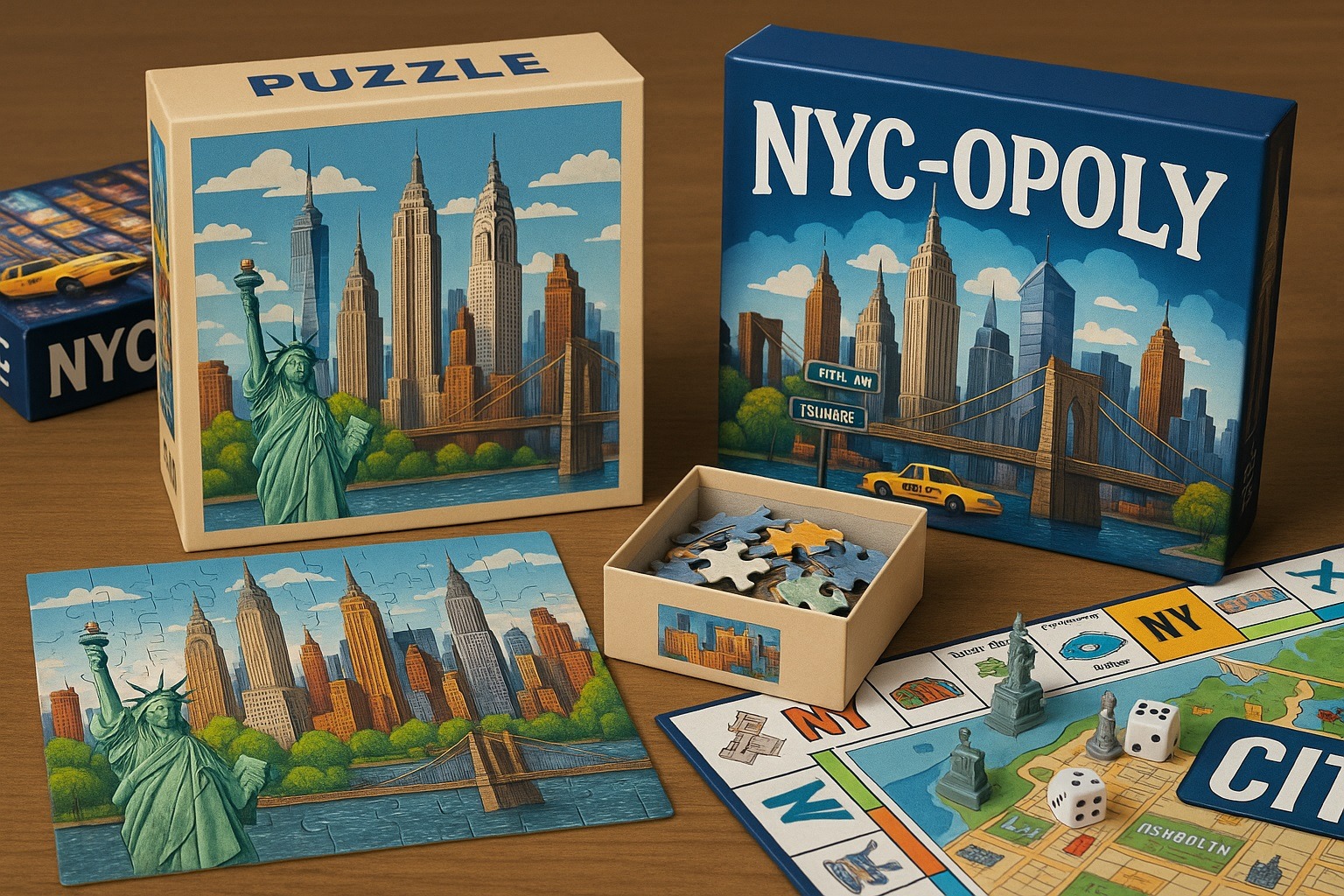 NYC temalı yapbozlar