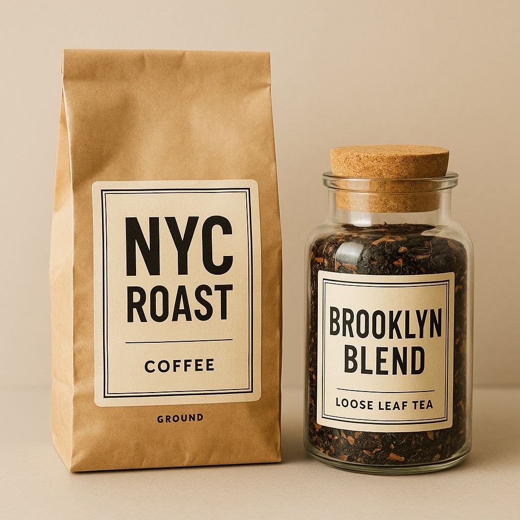New York’a özgü kahve ve çay karışımları