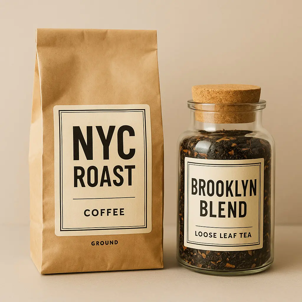 New York’a özgü kahve ve çay karışımları