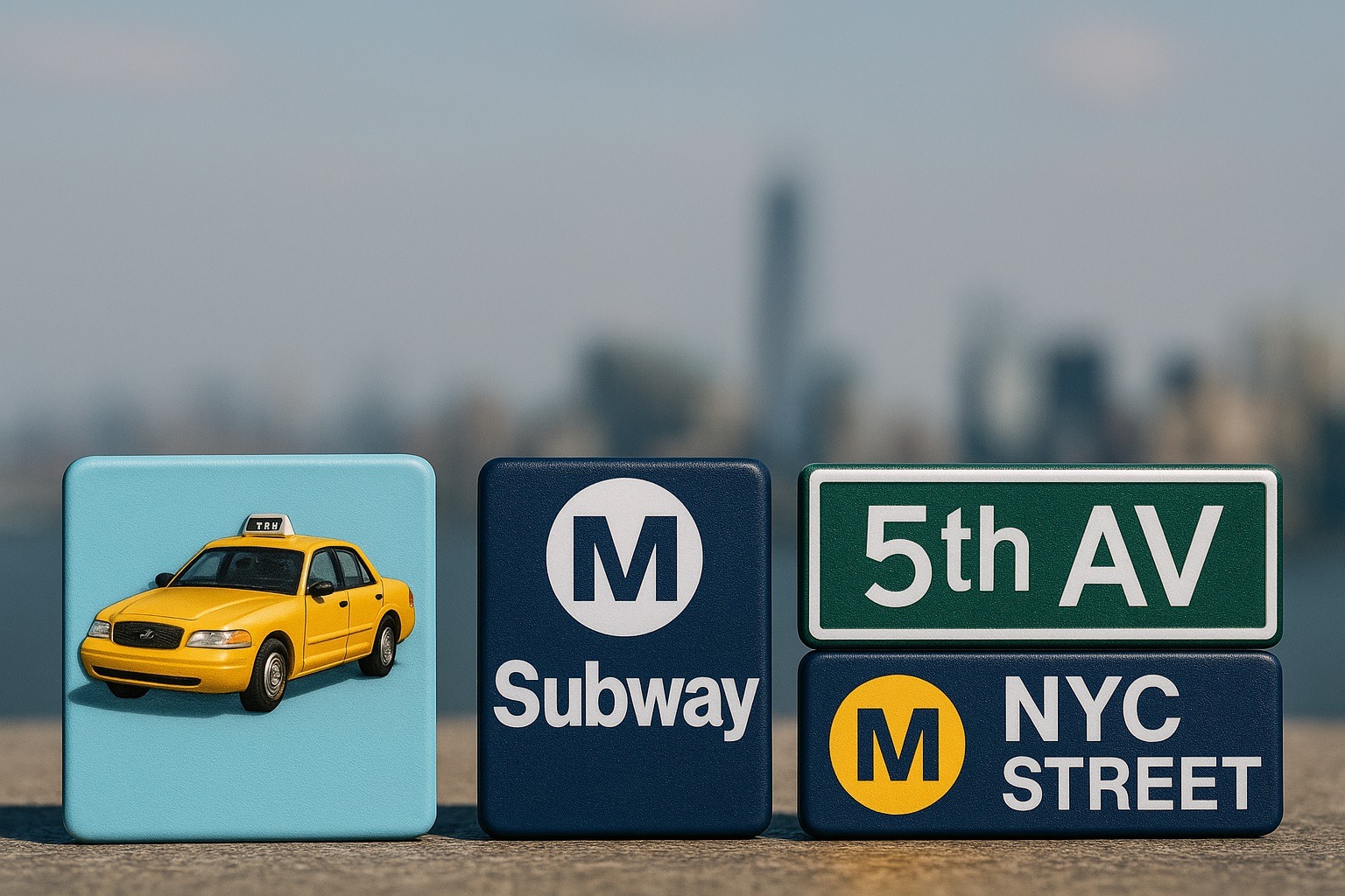 New York’a özgü sarı taksiler