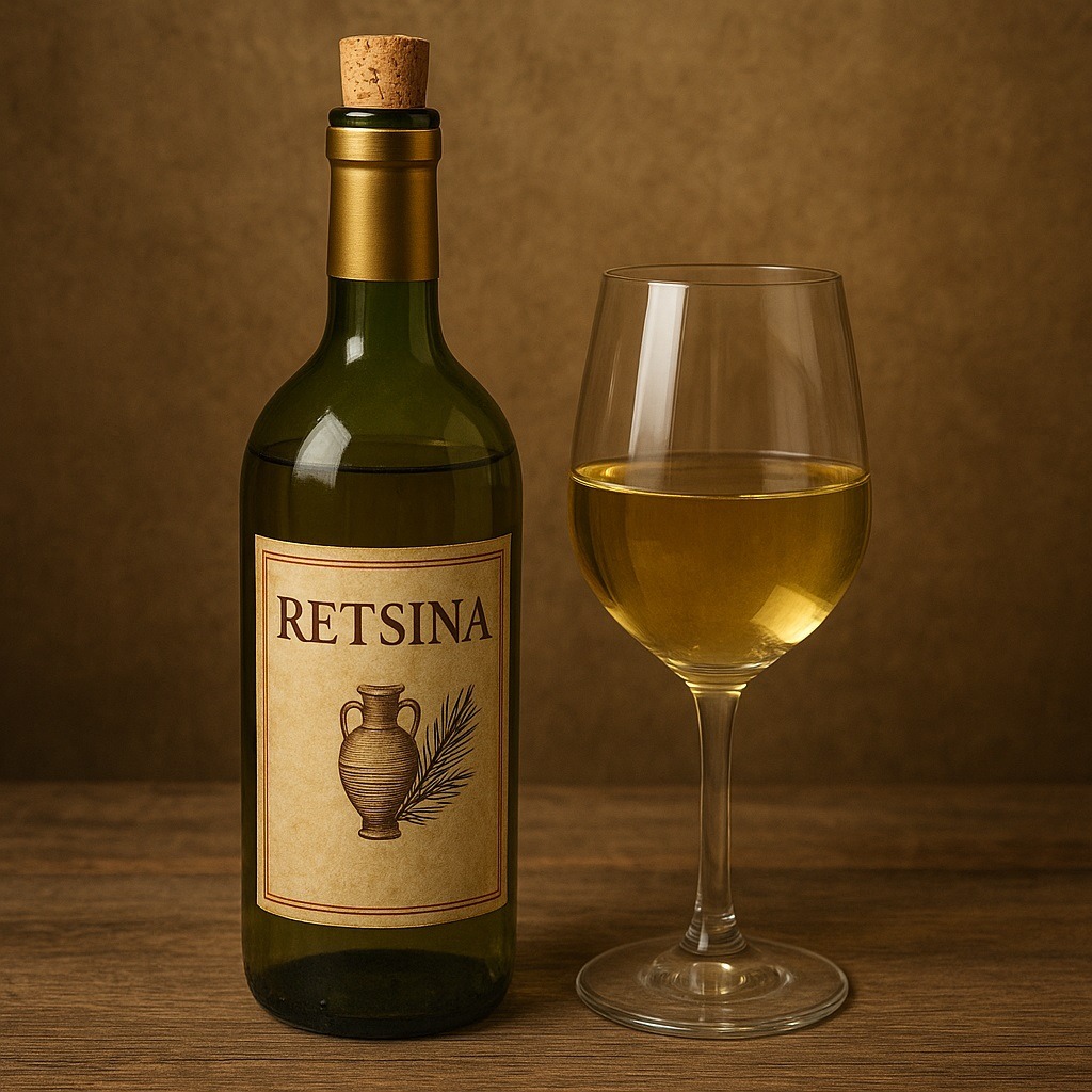 Retsina Şarabı