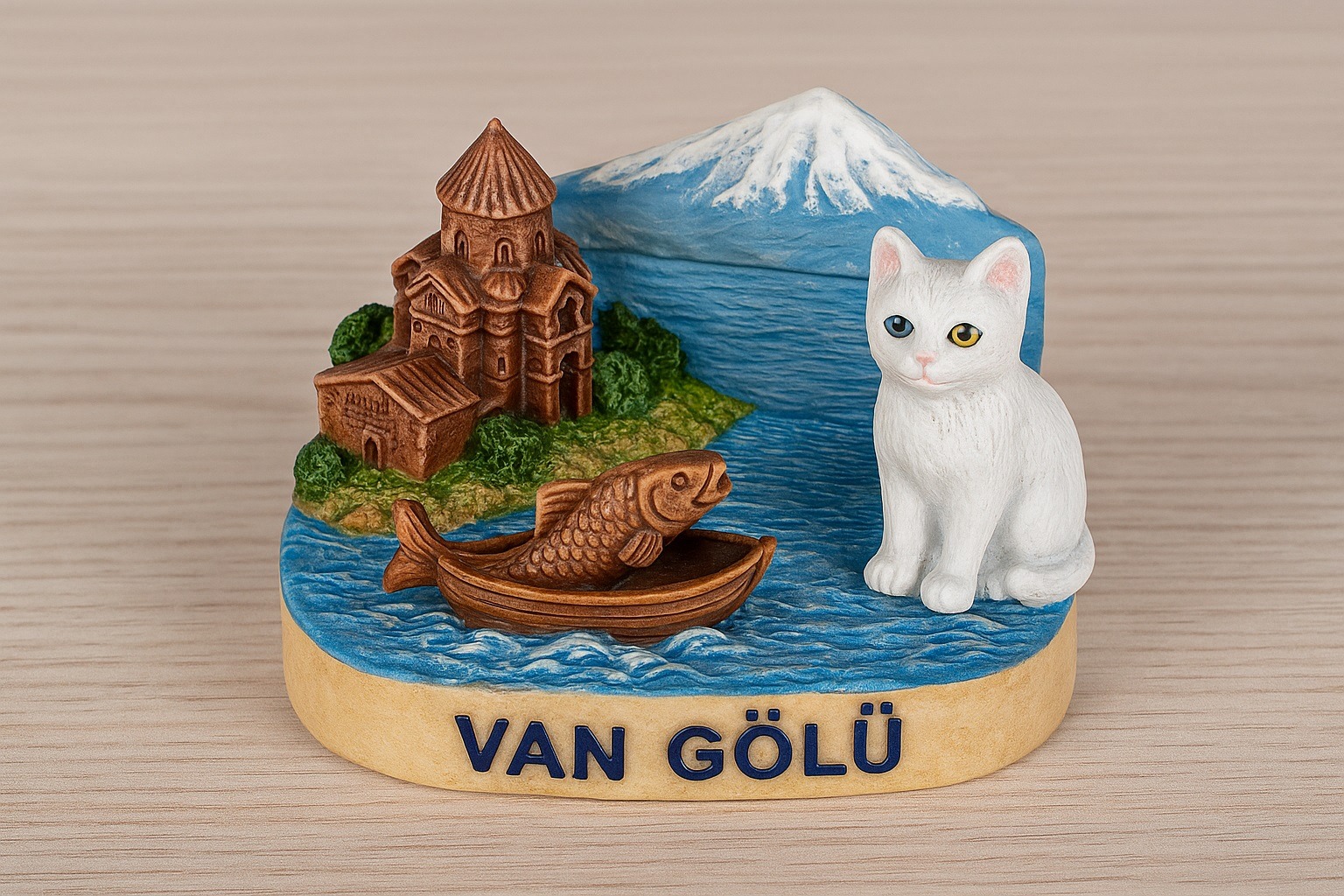 Van Gölü temalı minyatürler