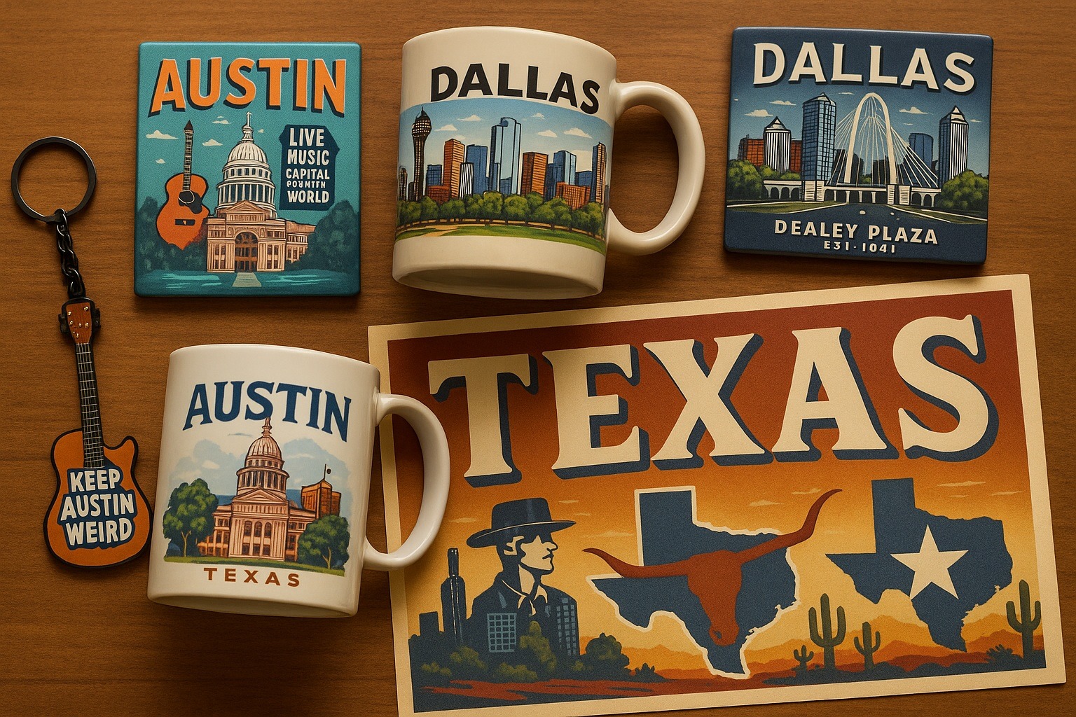 Austin veya Dallas Temalı Hatıralar