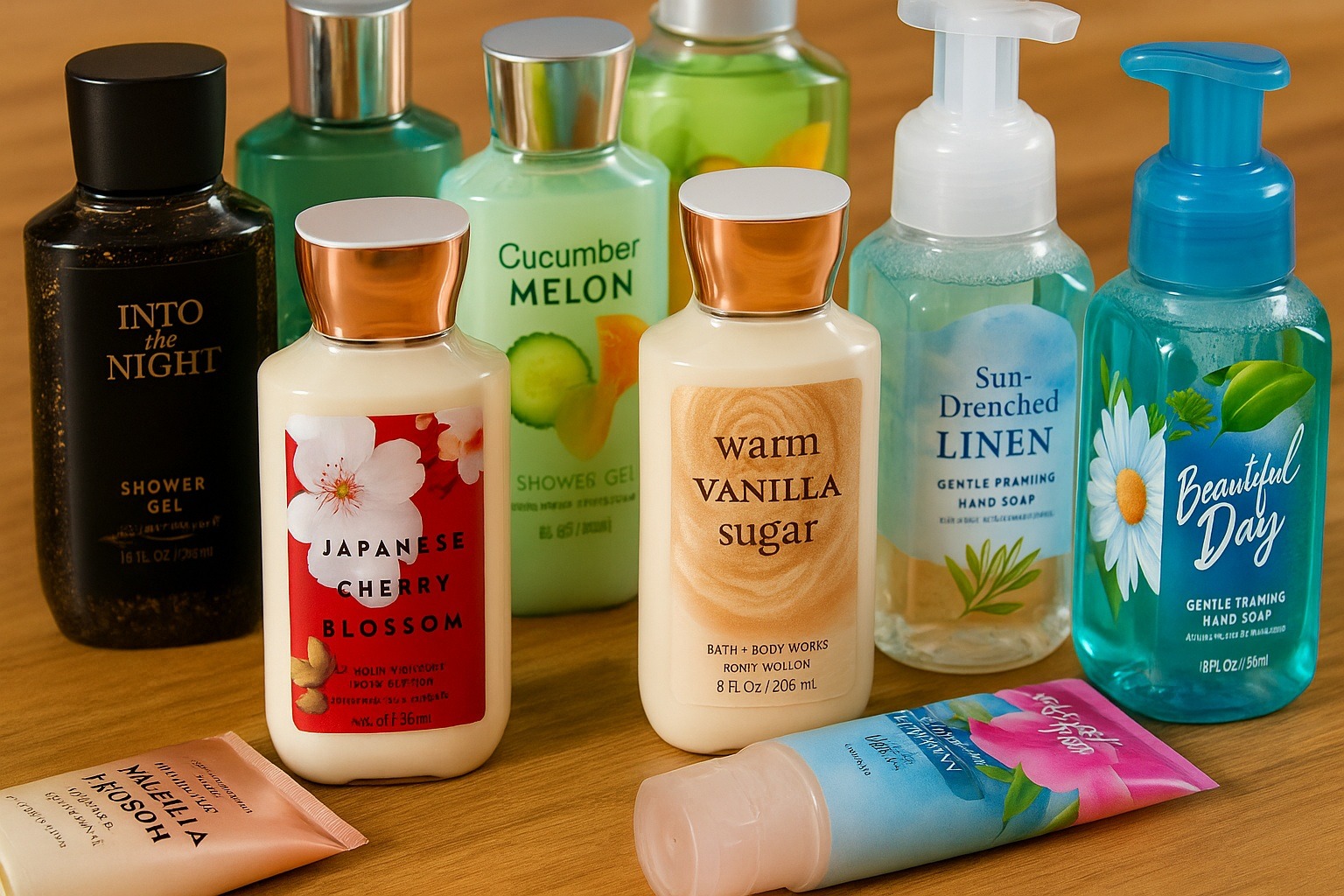 Bath & Body Works losyon ve sabunları