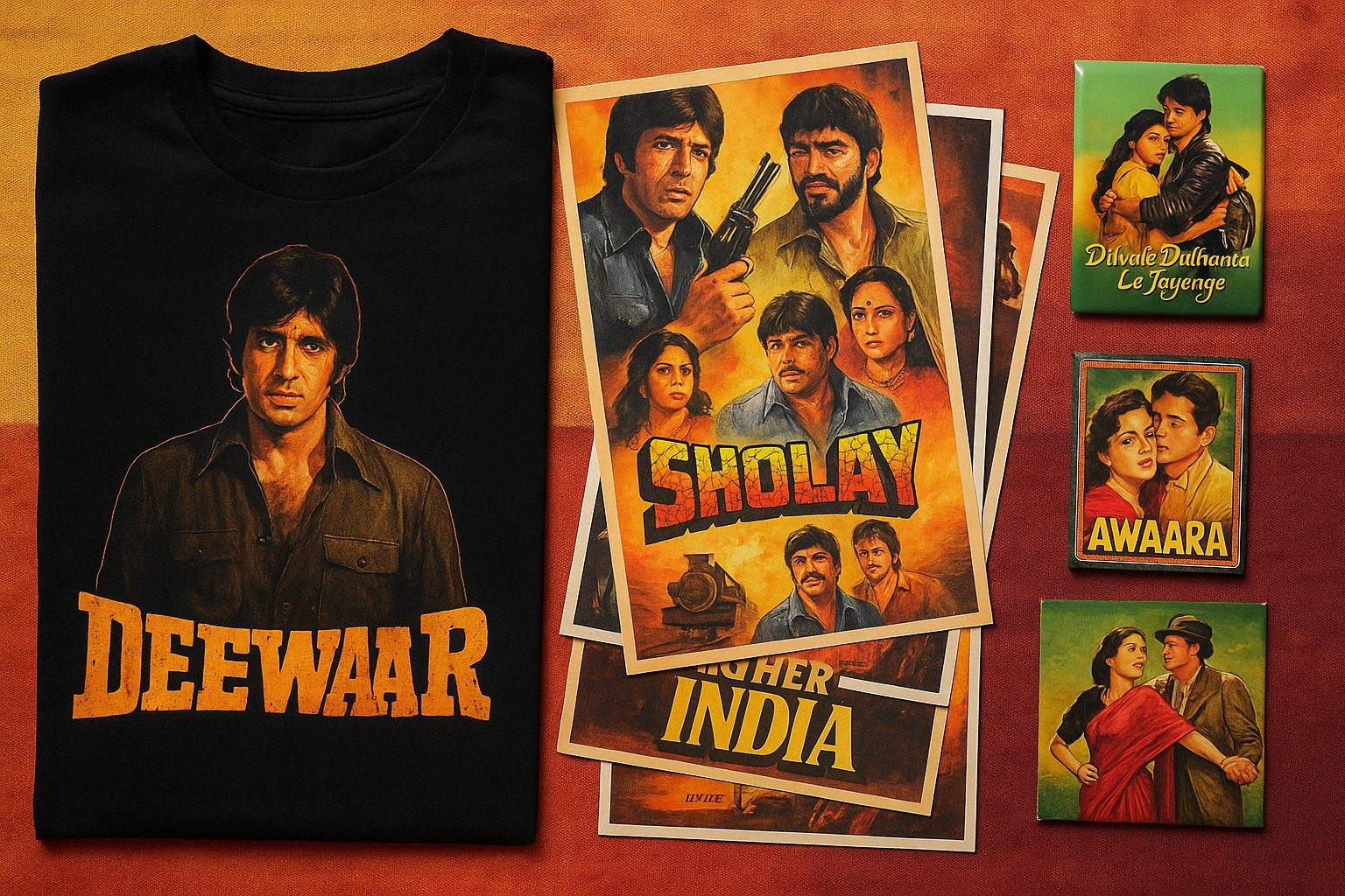 Bollywood temalı hediyelikler