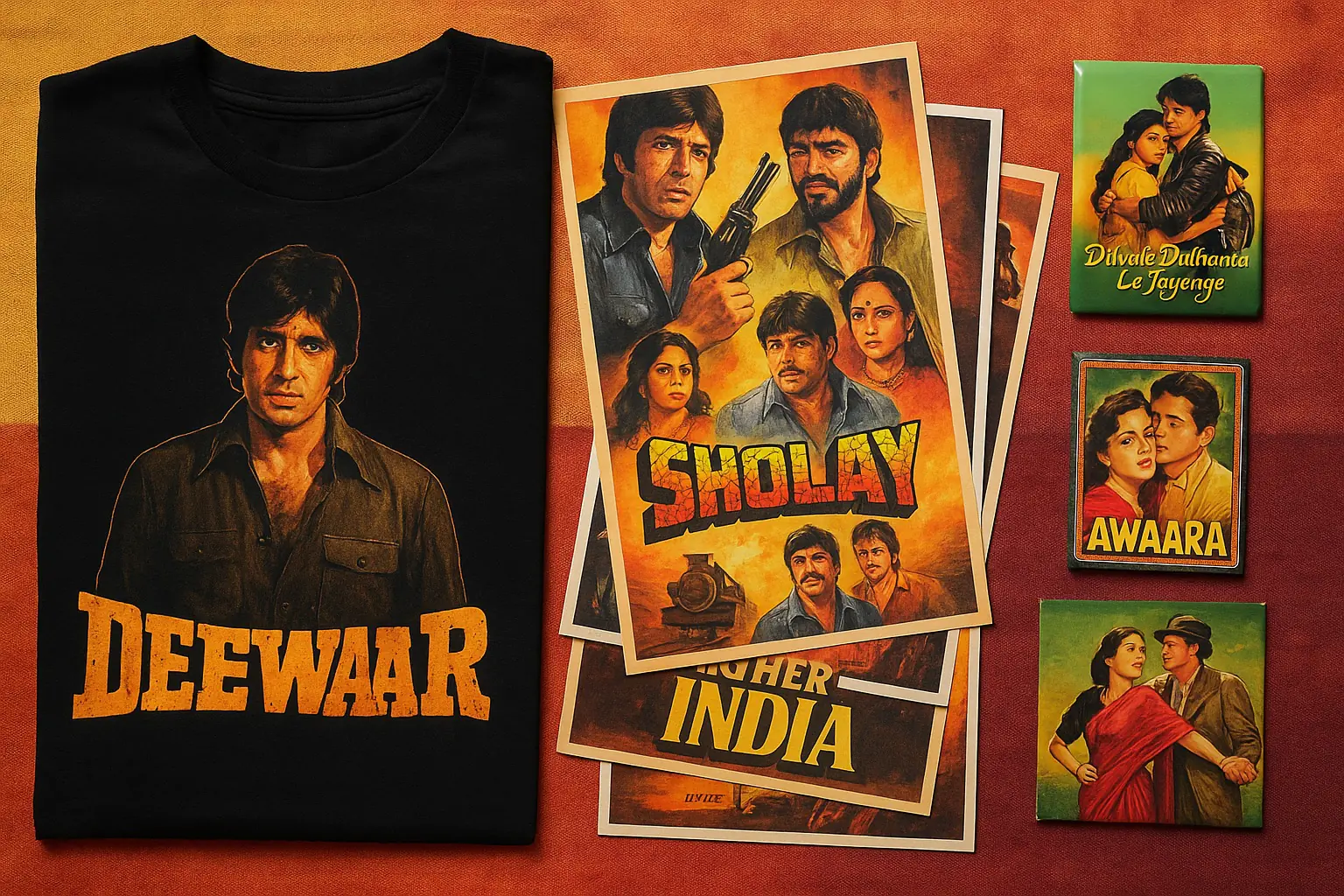 Bollywood temalı hediyelikler