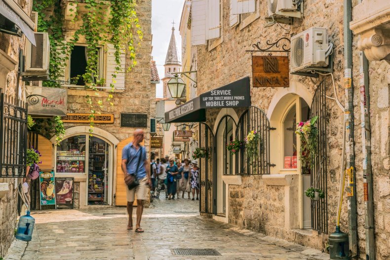 Budva Old Town Shops
