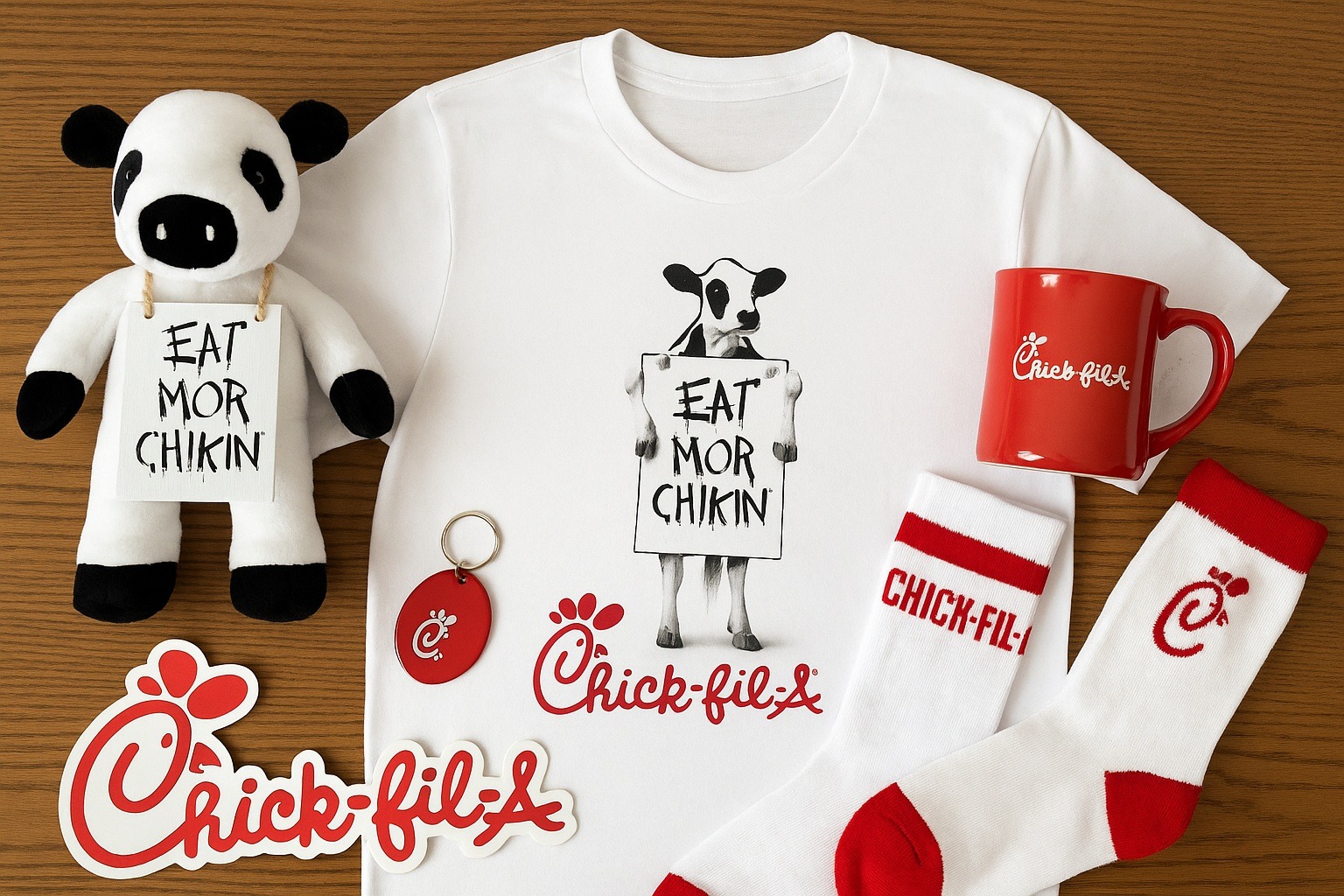 Chick-fil-A temalı hediyelikler