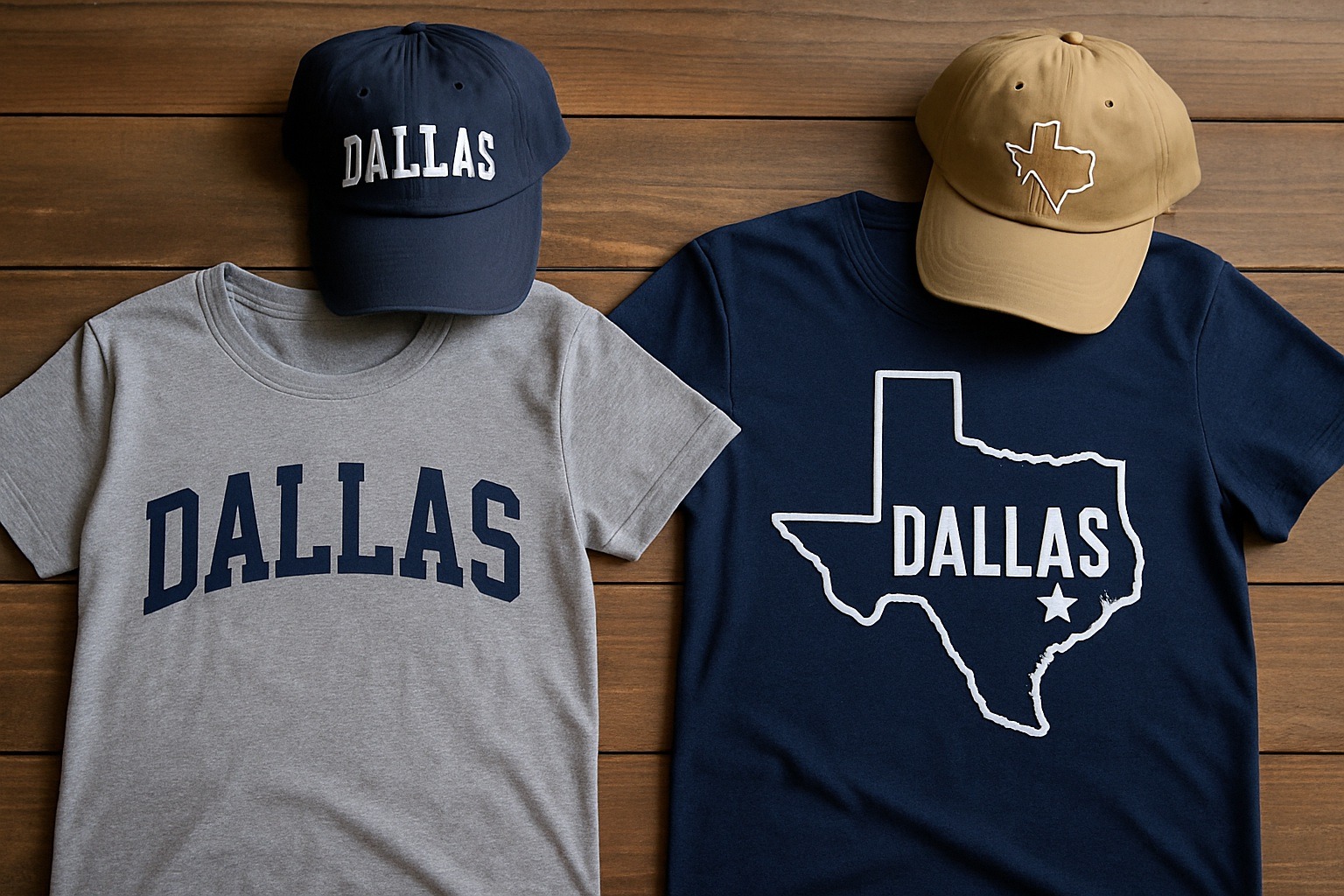 Dallas Tişörtleri ve Şapkaları