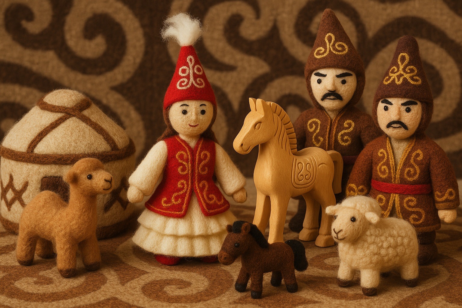 Geleneksel Kazak oyuncakları