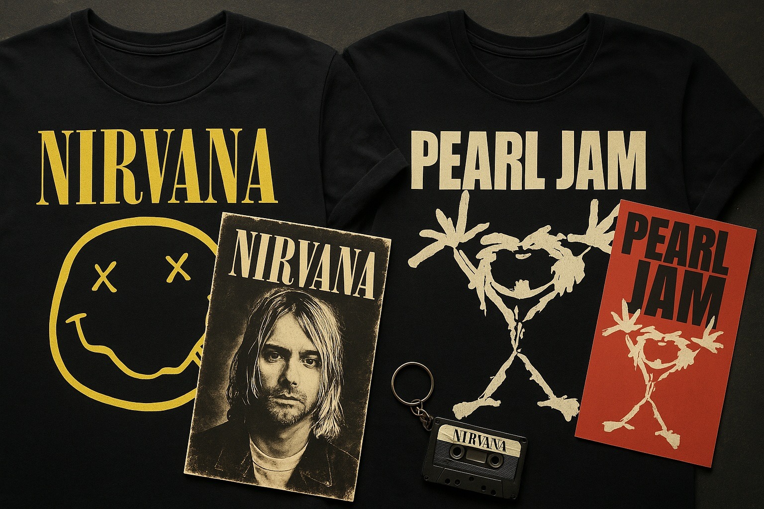Grunge Müzik Temalı Ürünler