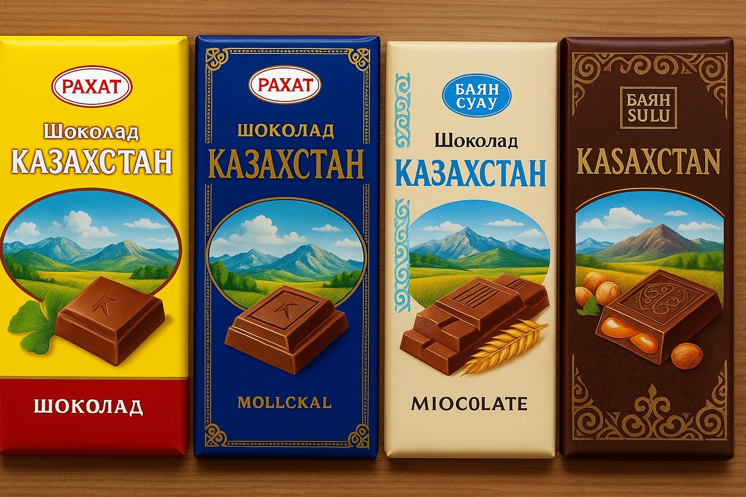 Kazakistan çikolataları
