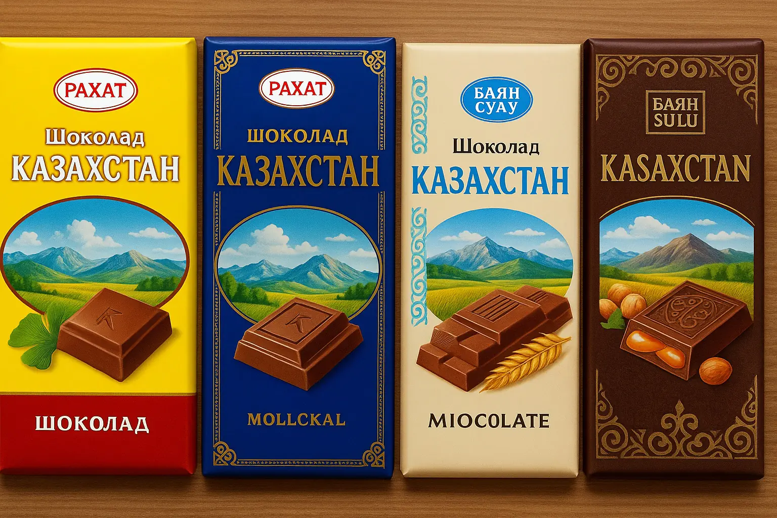 Kazakistan çikolataları
