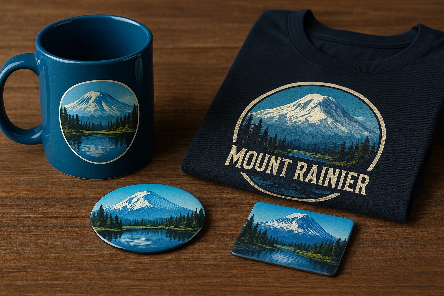 Mount Rainier Temalı Ürünler
