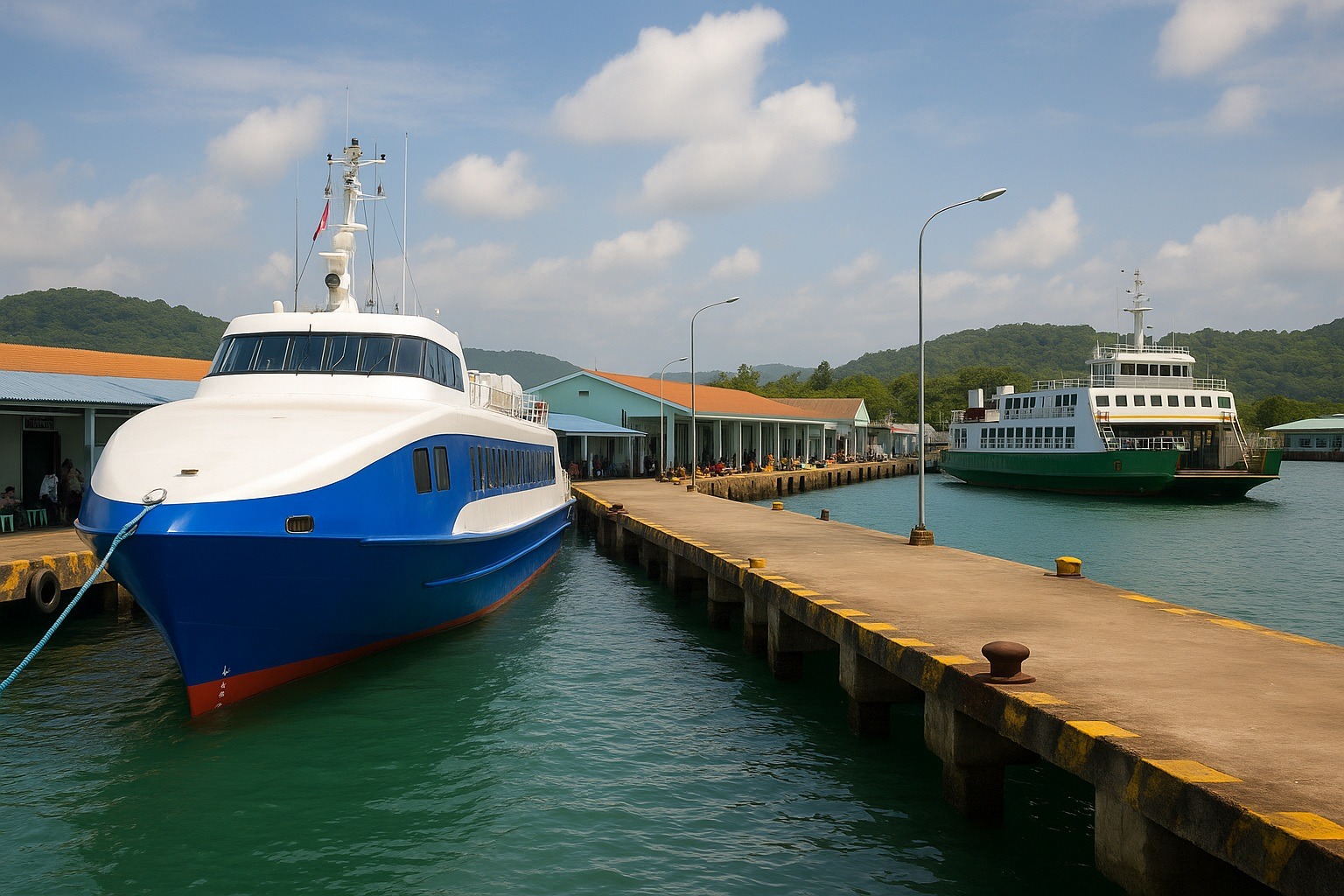 Phu Quoc’a geçmek isteyen yolcular