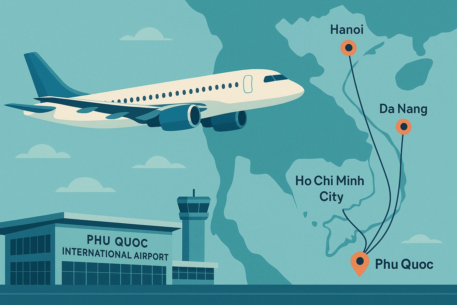 Phu Quoc’a uçakla ulaşmak