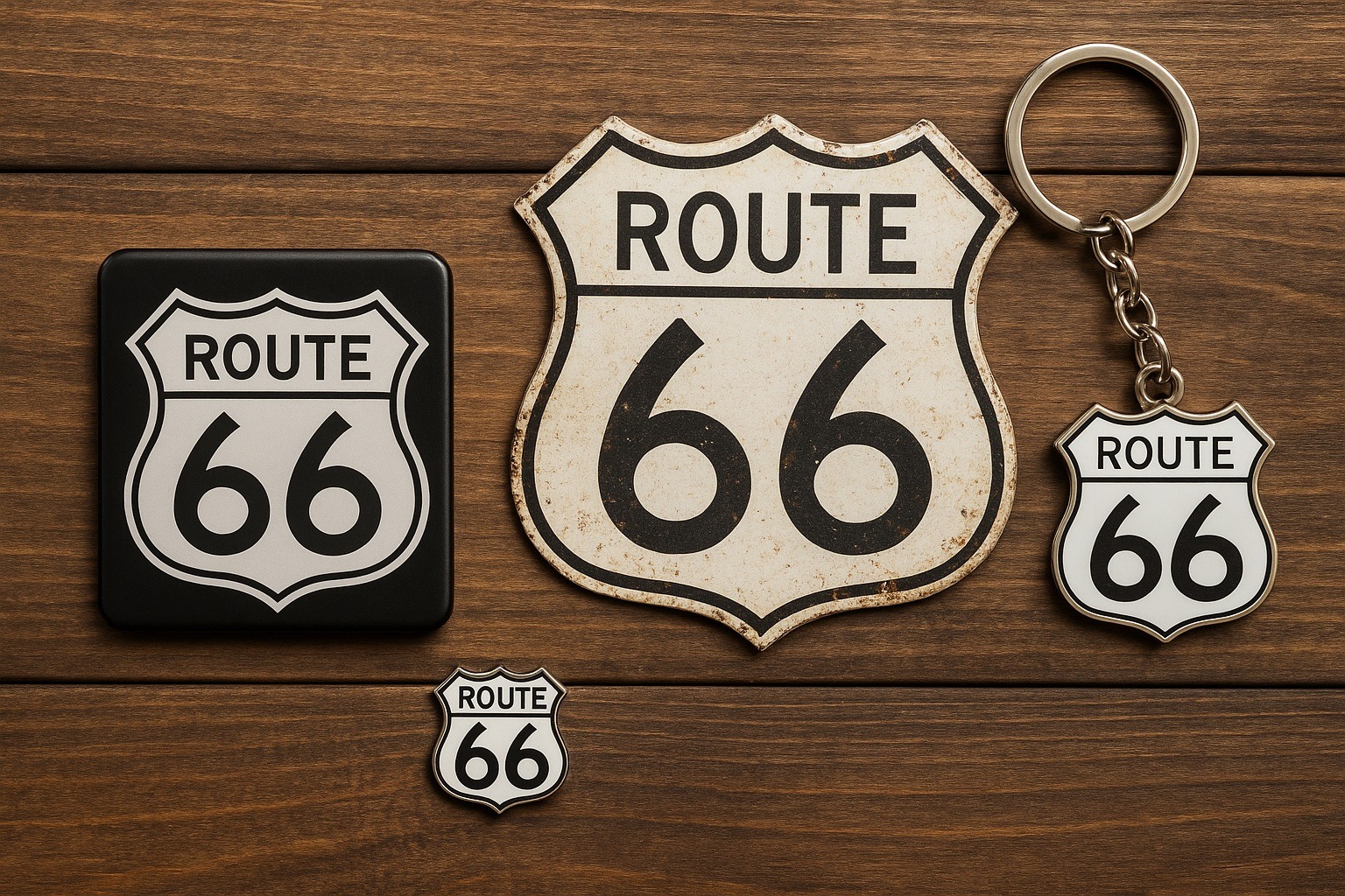 Route 66 temalı ürünler