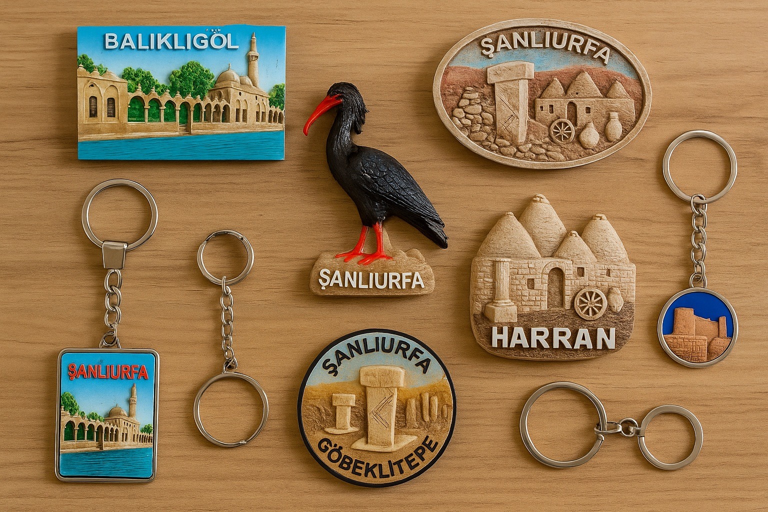Şanlıurfa temalı magnet ve anahtarlıklar