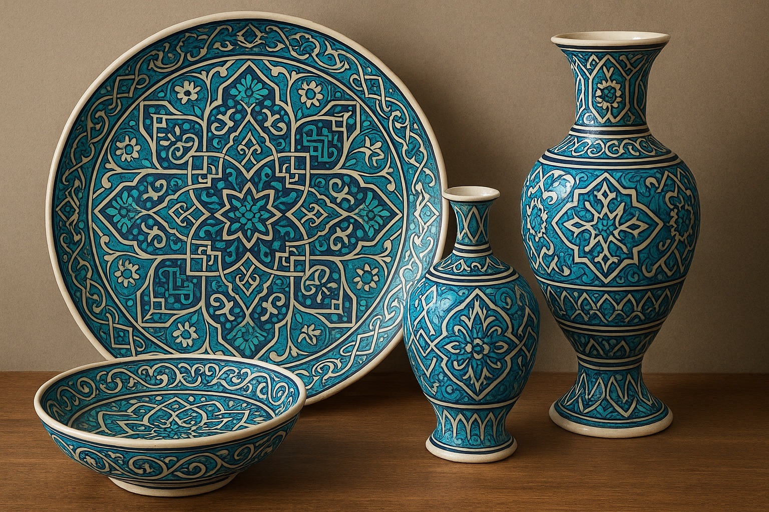 Selçuklu motifli seramikler