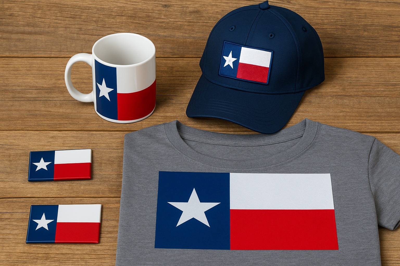 Texas Bayrağı Ürünleri