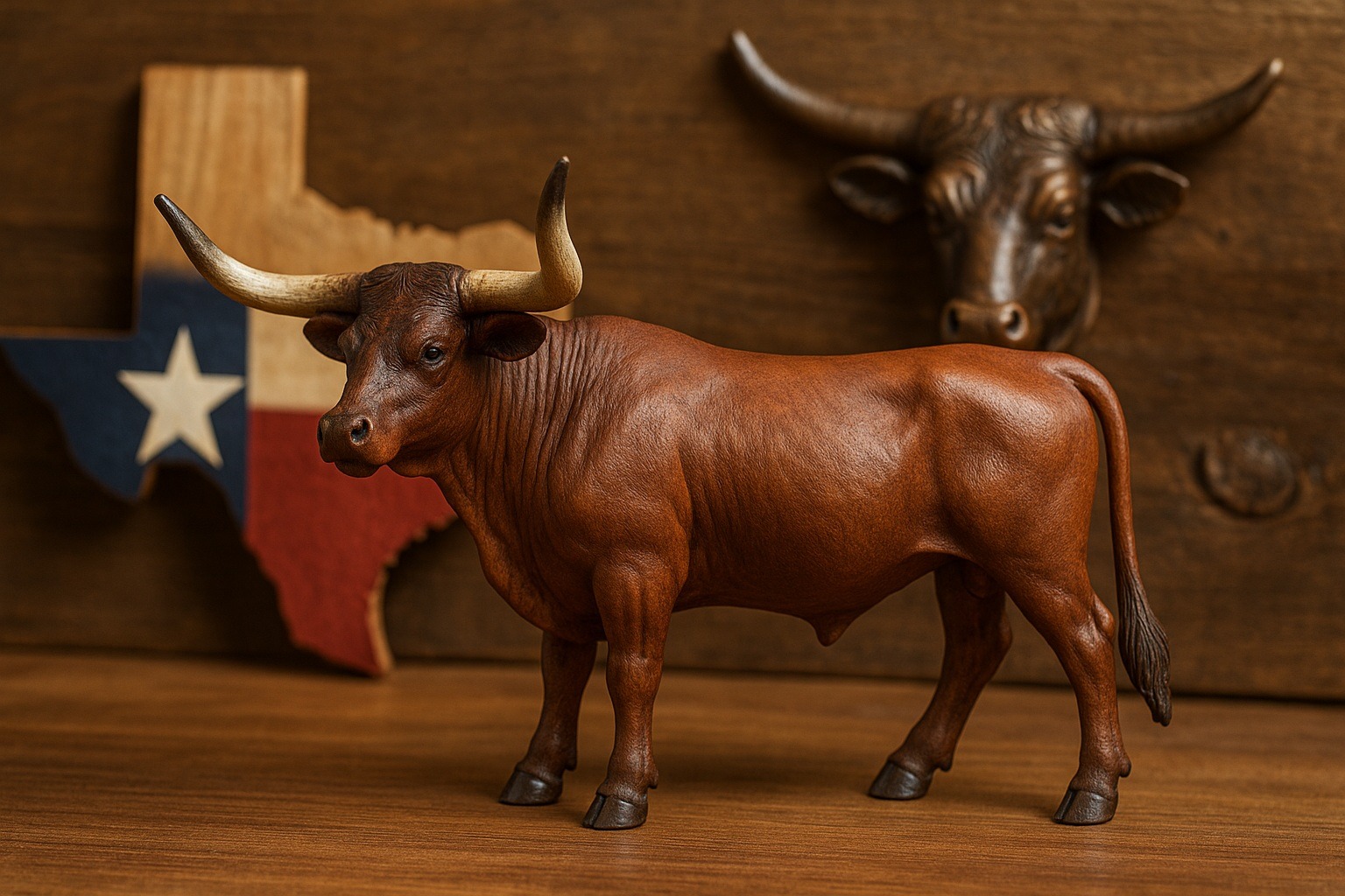 Texas Longhorn Figürleri