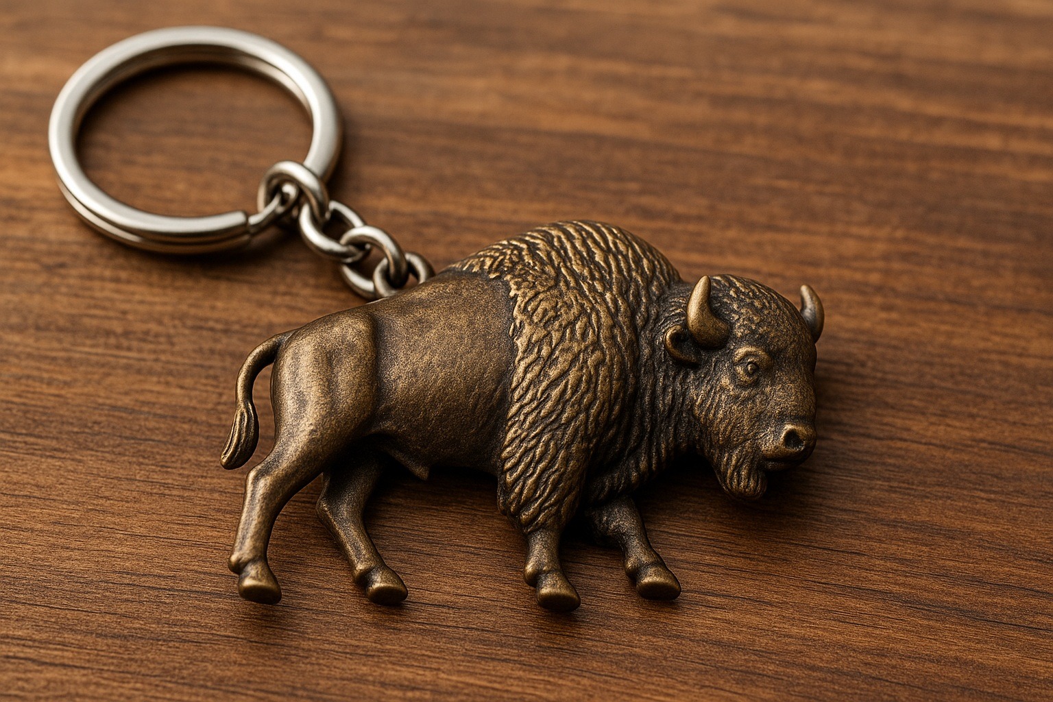 Bison figürlü anahtarlıklar