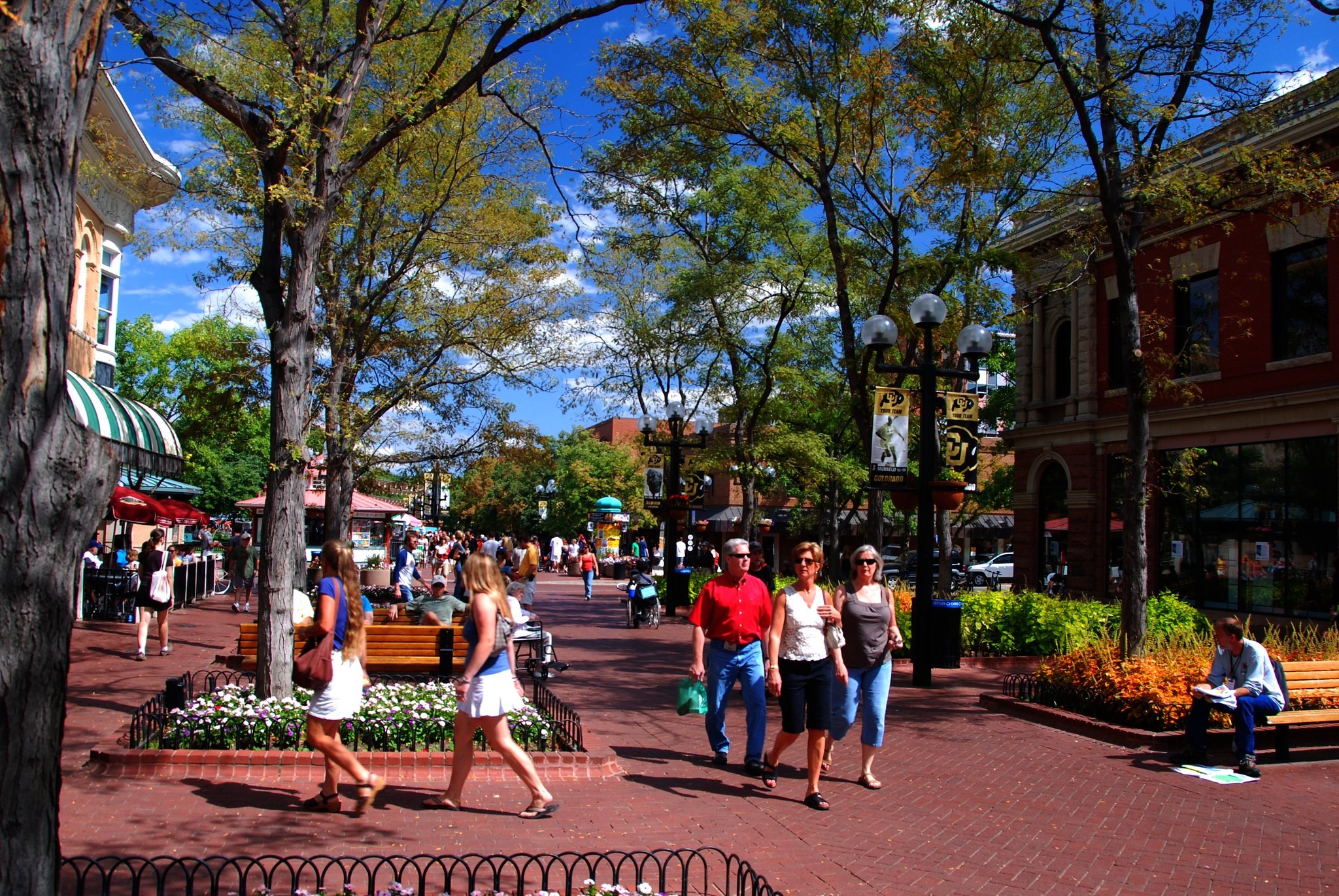 Boulder (Pearl Street Mall ve Flatirons)