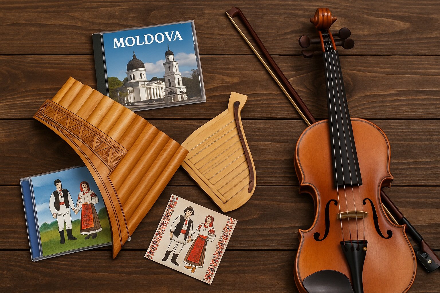 CD’leri ve halk çalgıları