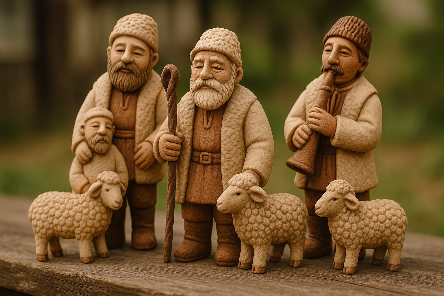 Çoban temalı figürler ve minyatürler