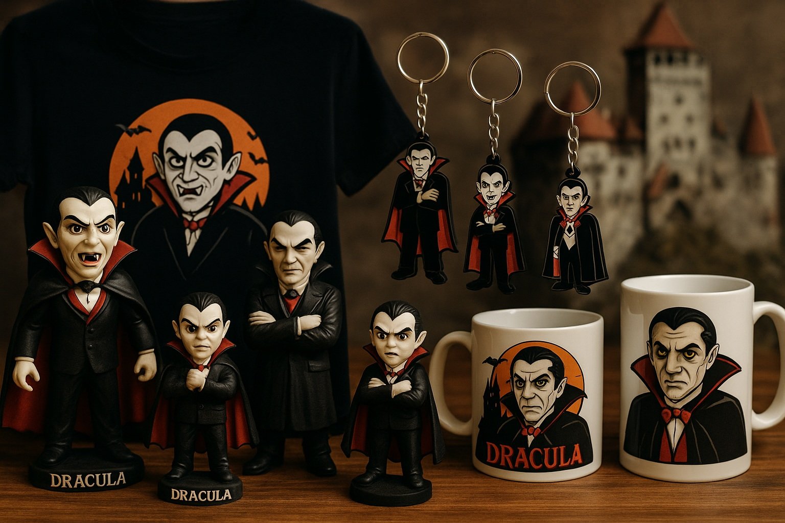 Drakula temalı hediyelikler