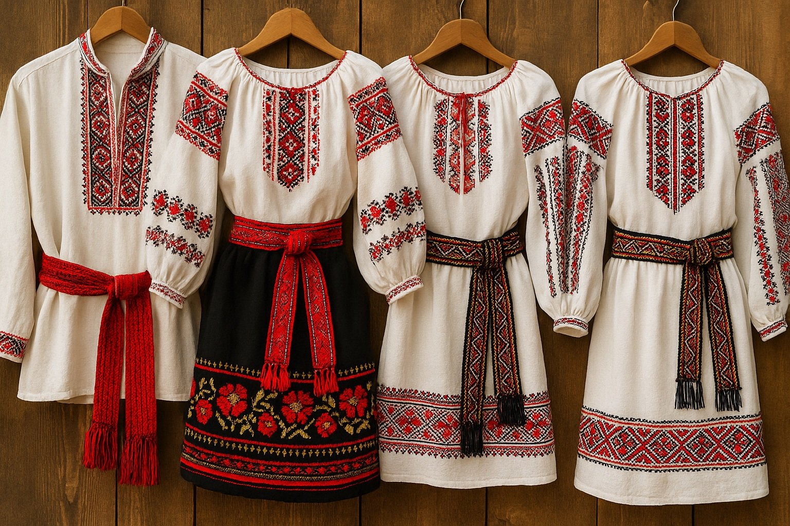 Geleneksel Moldovca kıyafetler