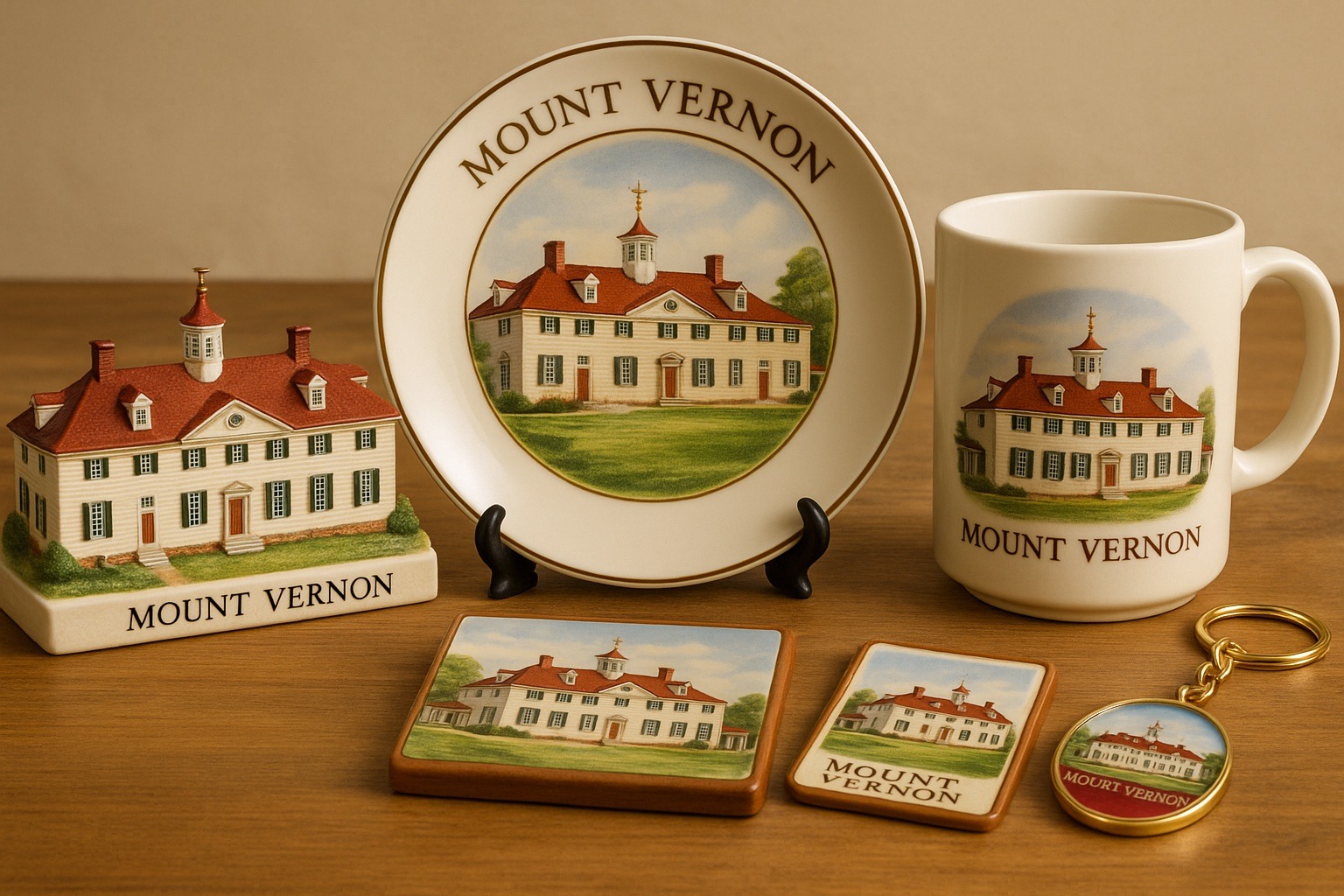 Mount Vernon hatıra ürünleri (George Washington’un evi)