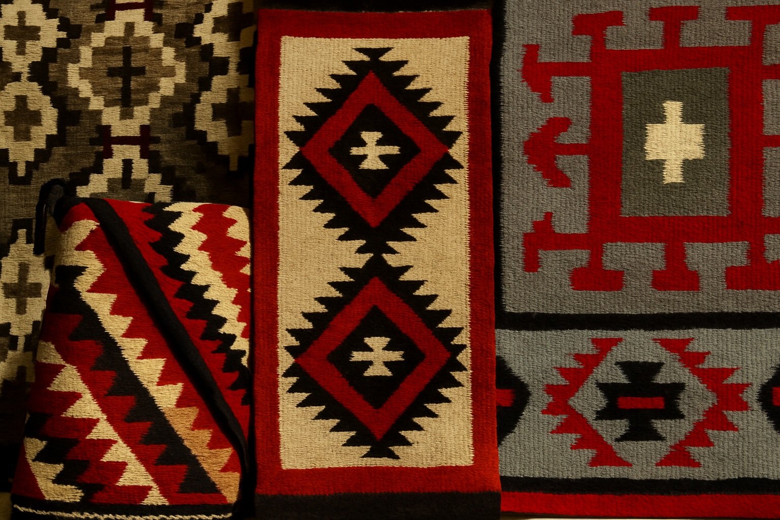 Navajo dokuma battaniyeler