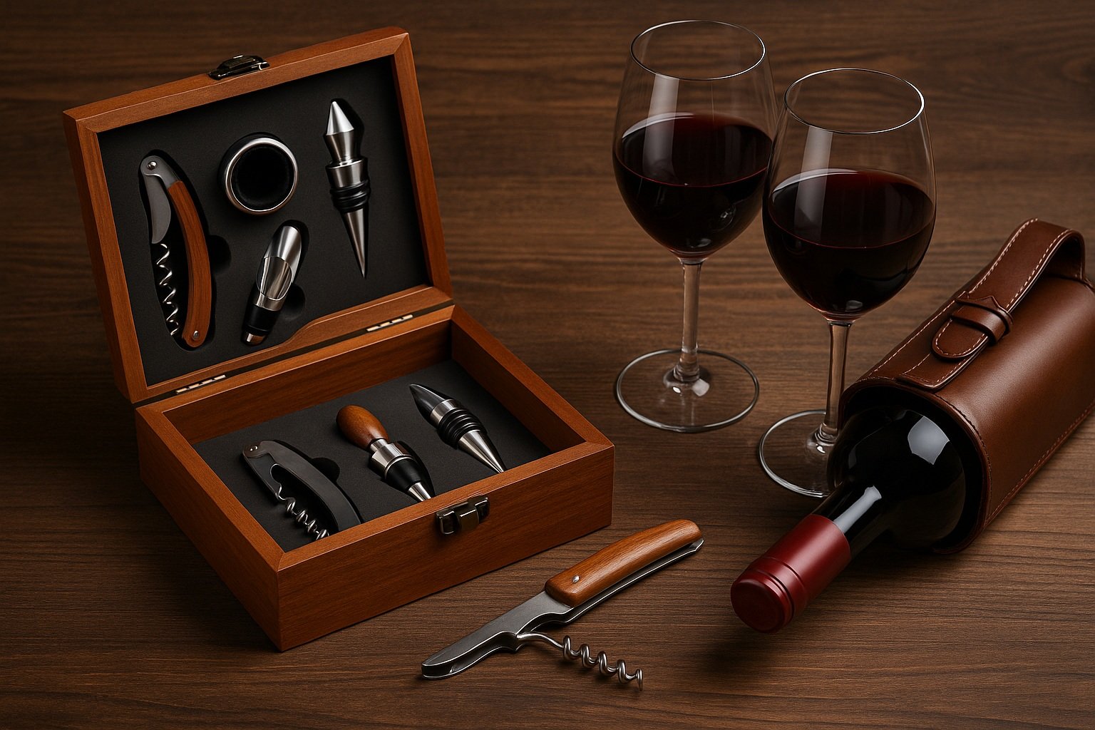 Şarap temalı hediyelik setler