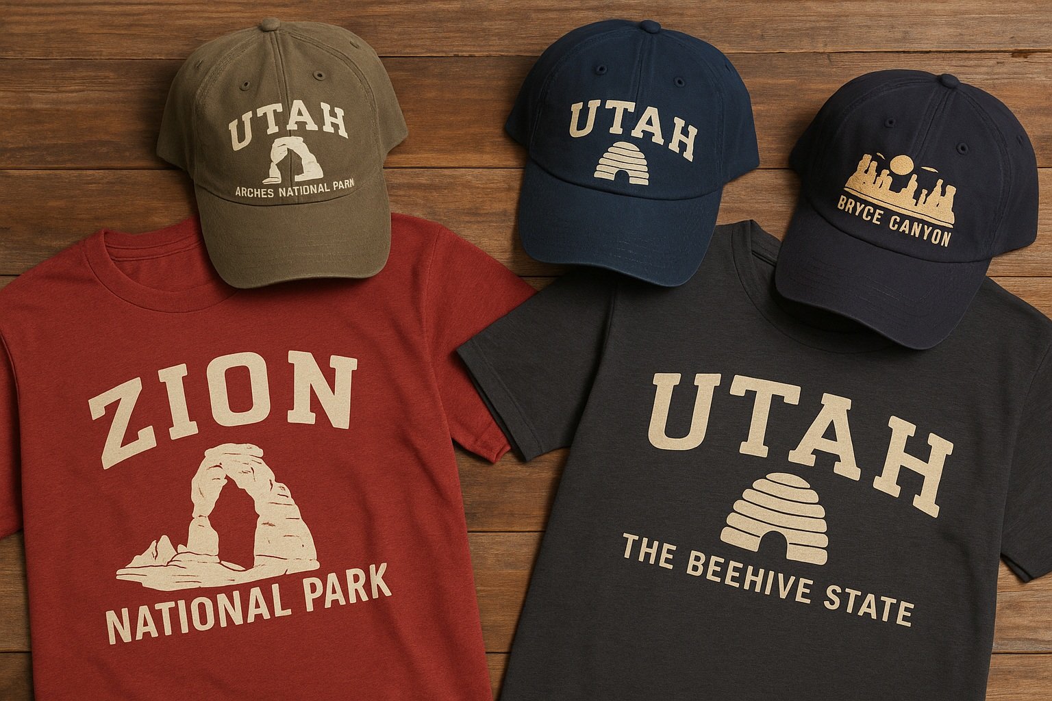 Utah temalı tişört