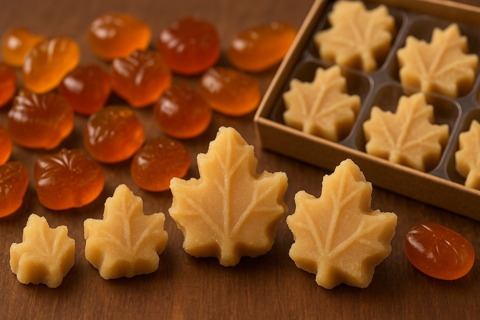 Akçaağaç şekeri ve şekerlemeleri