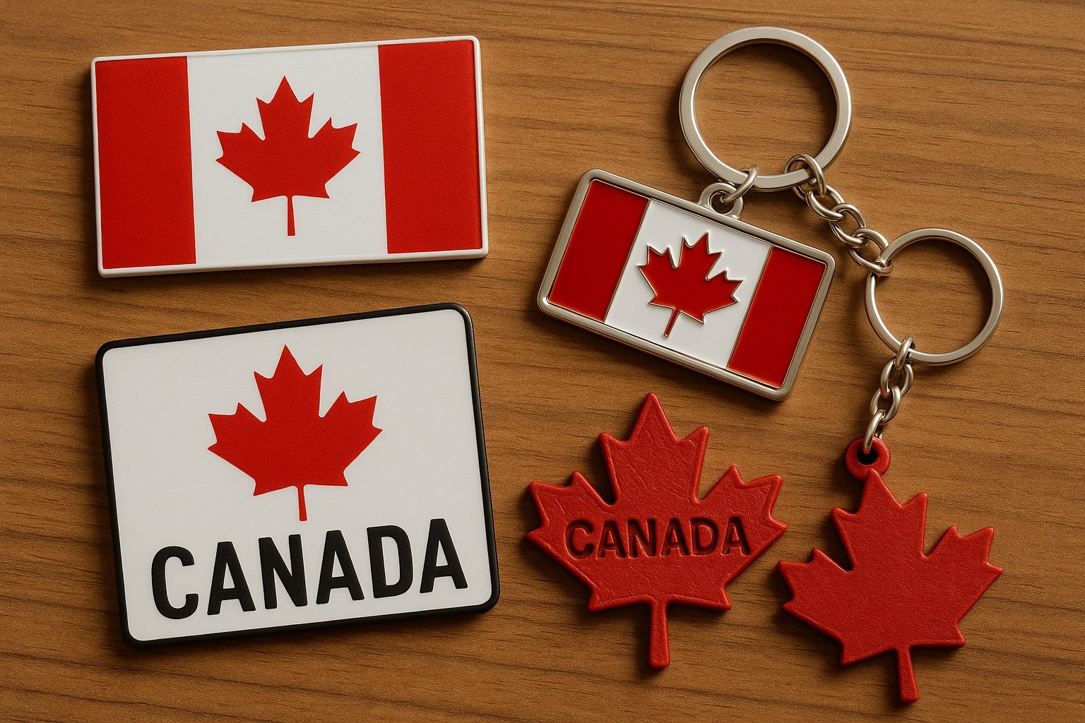 Kanada bayraklı magnet ve anahtarlıklar