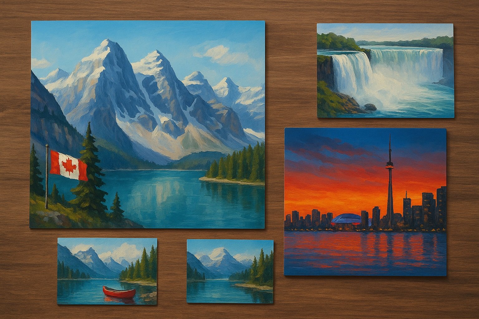 Kanada coğrafi temalı tablolar