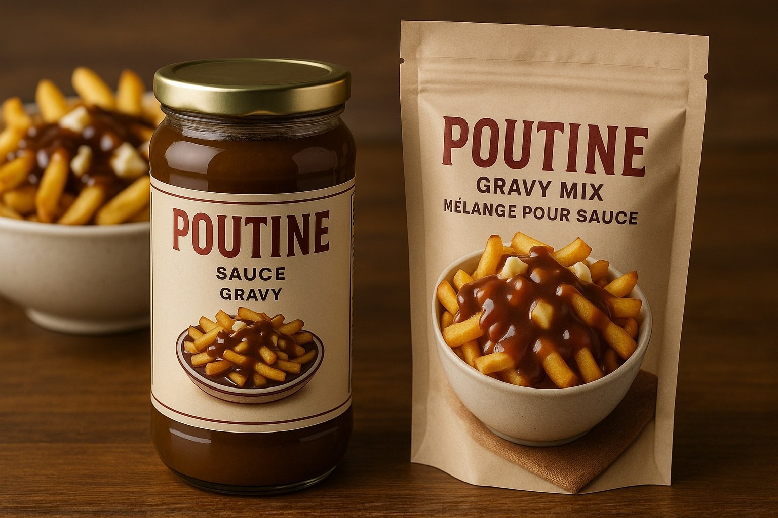 Poutine sosları ve hazır karışımları