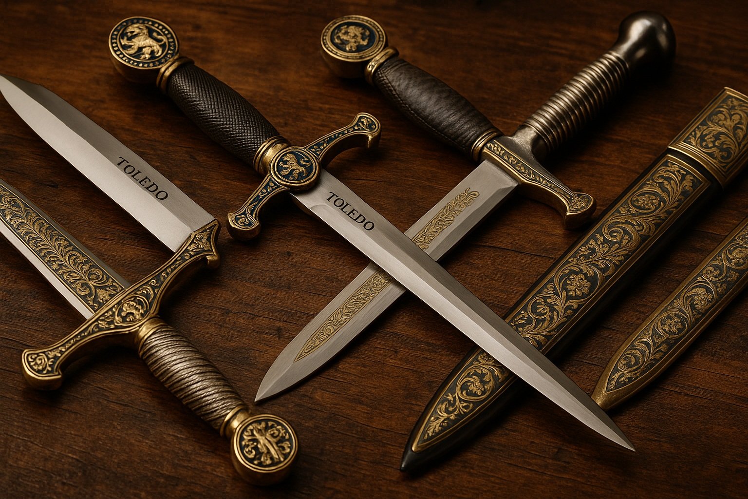 Toledo Çelikten Bıçak ve Kılıçlar