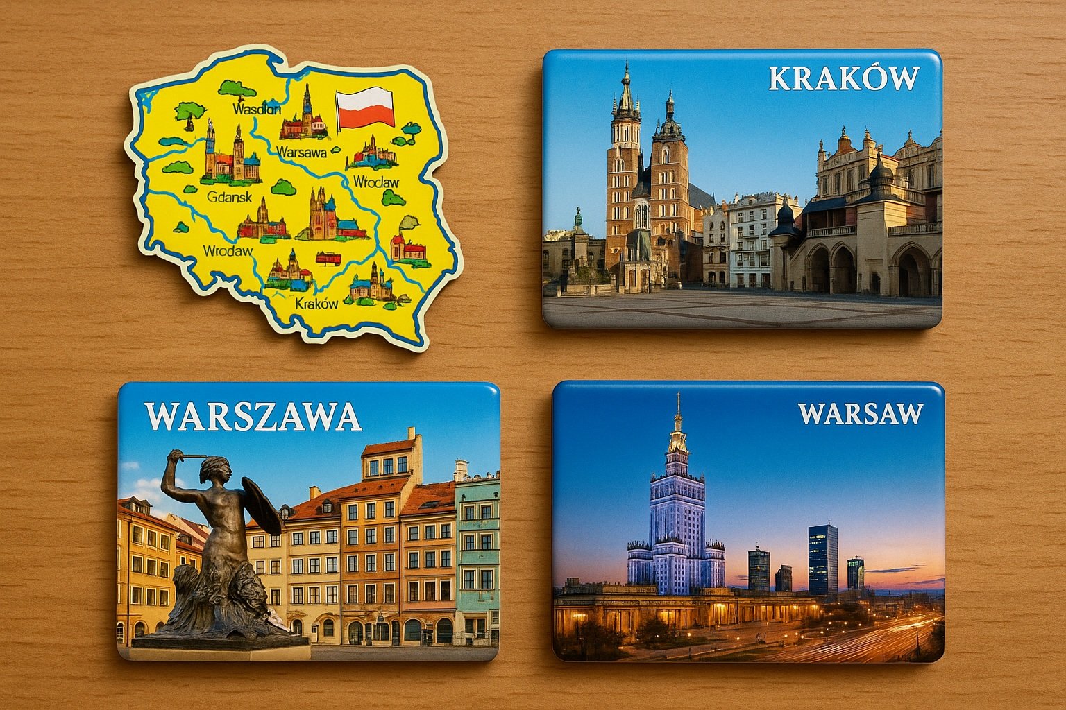 Varşova Manzaralı Magnetler